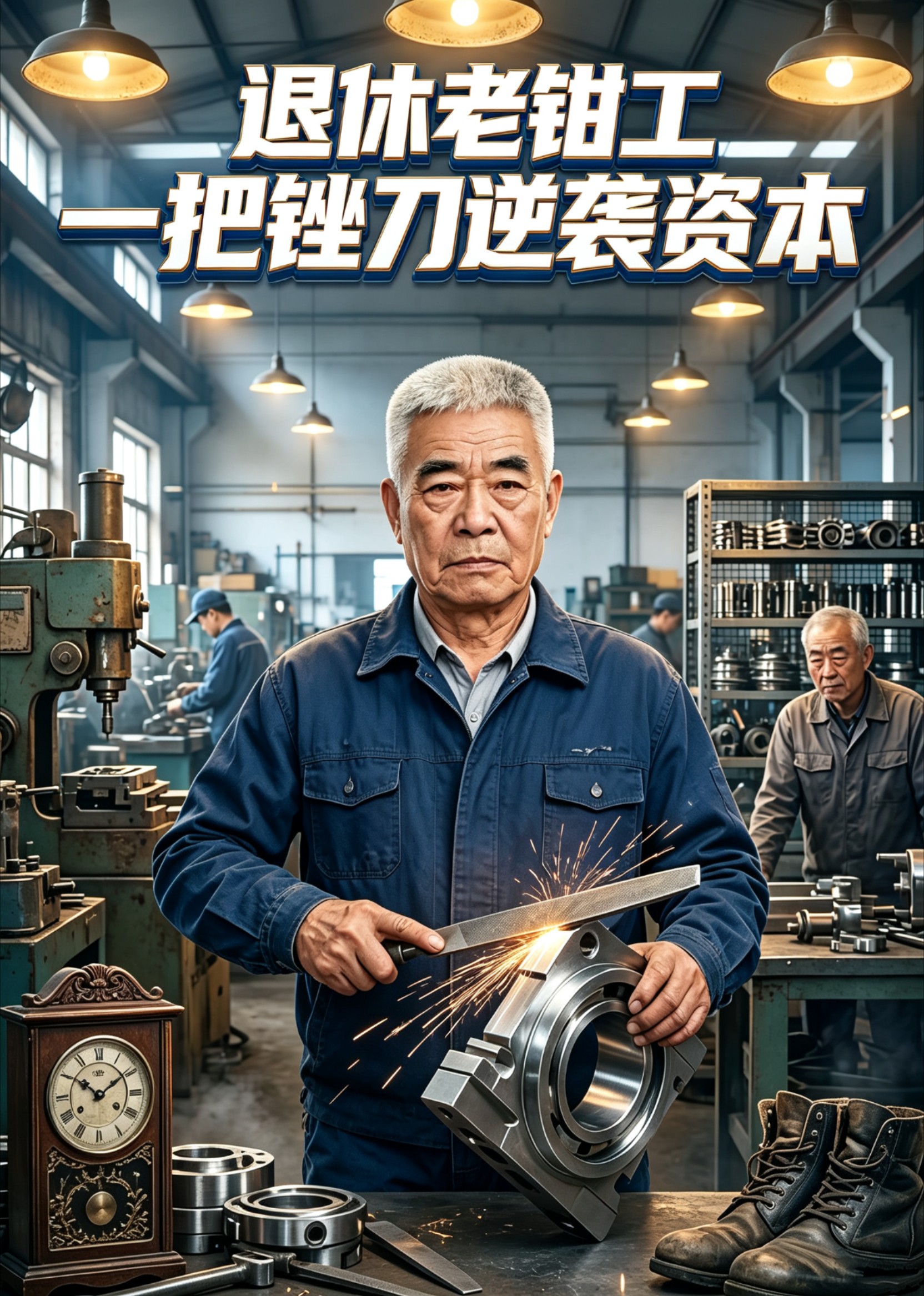 退休老钳工一把锉刀逆袭资本