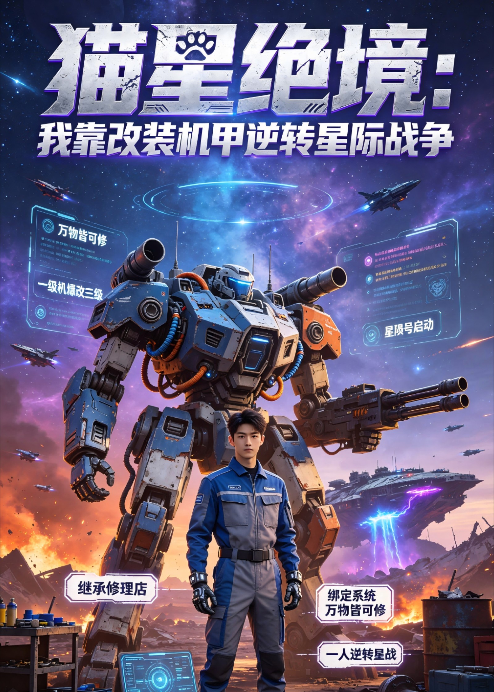 猫星绝境：我靠改装机甲逆转星际战争