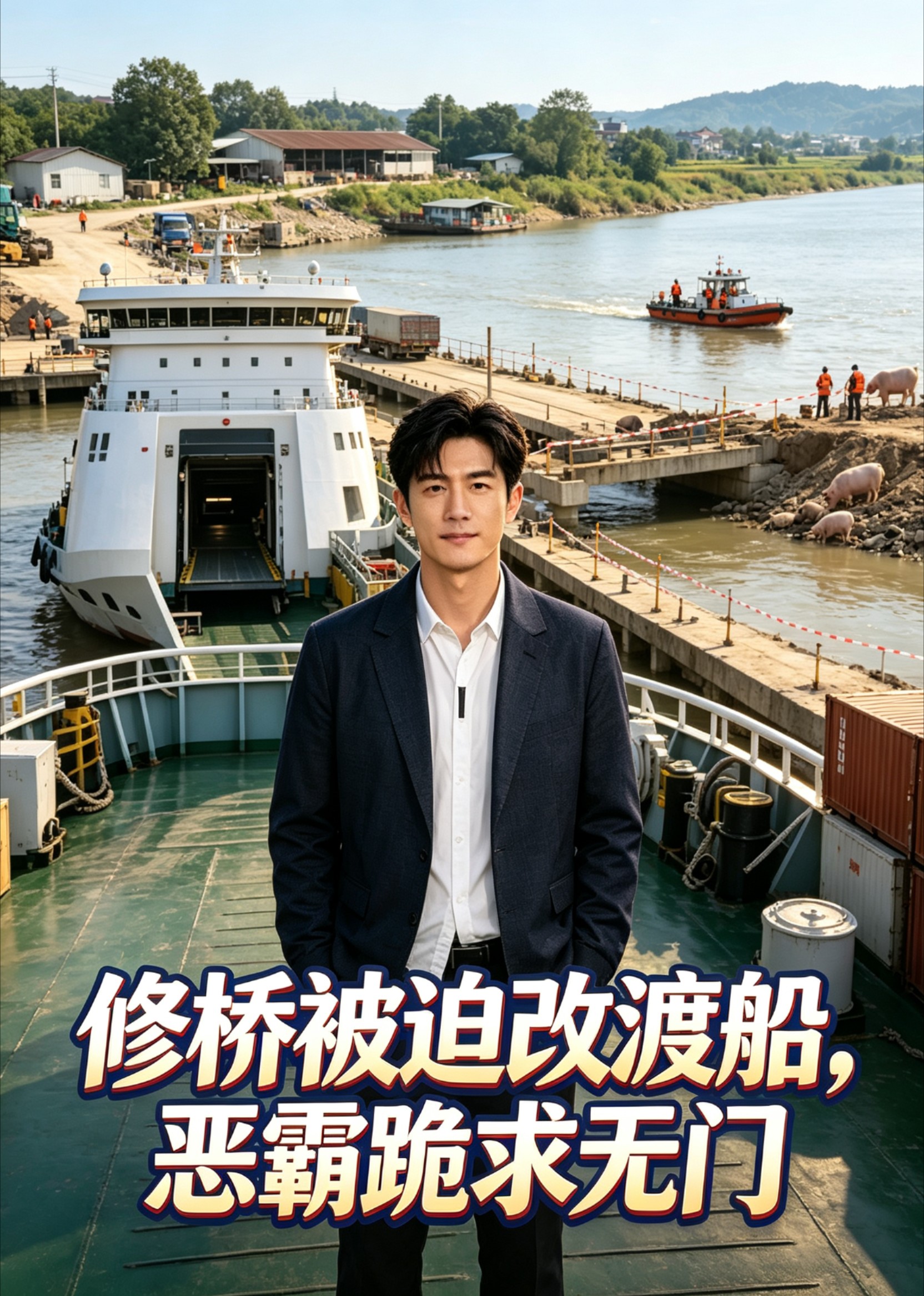 修桥被迫改渡船，恶霸跪求无门