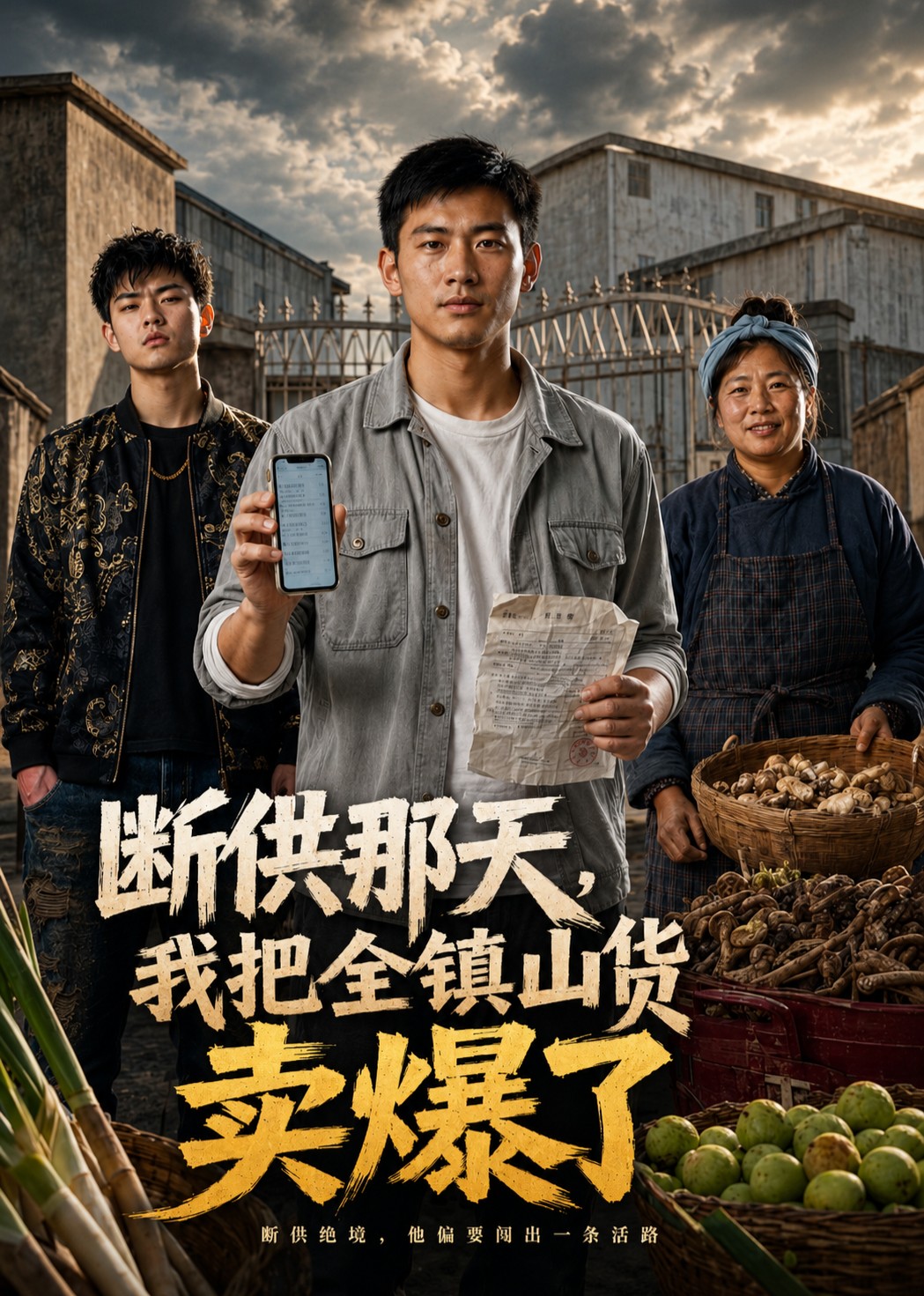 断供那天，我把全镇山货卖爆了