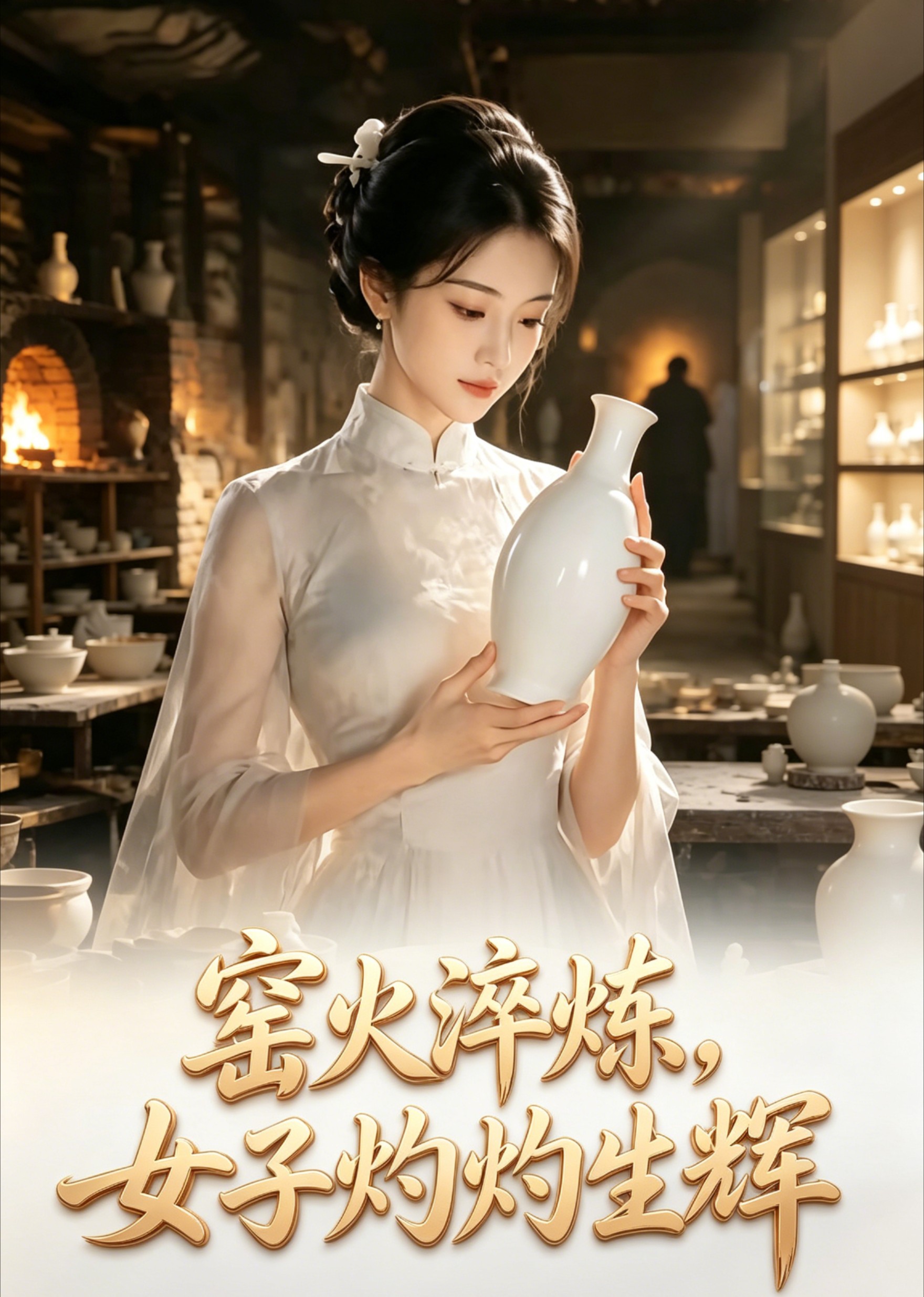 窑火淬炼，女子灼灼生辉
