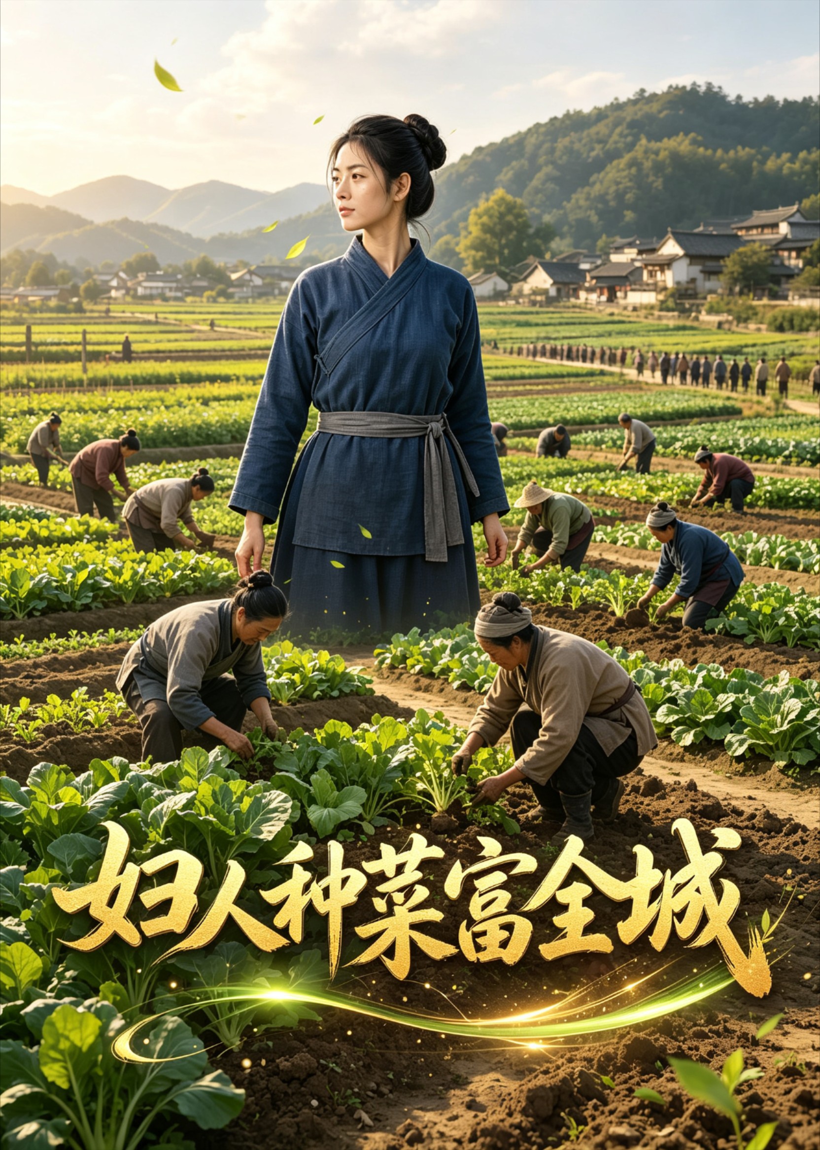 妇人种菜富全城