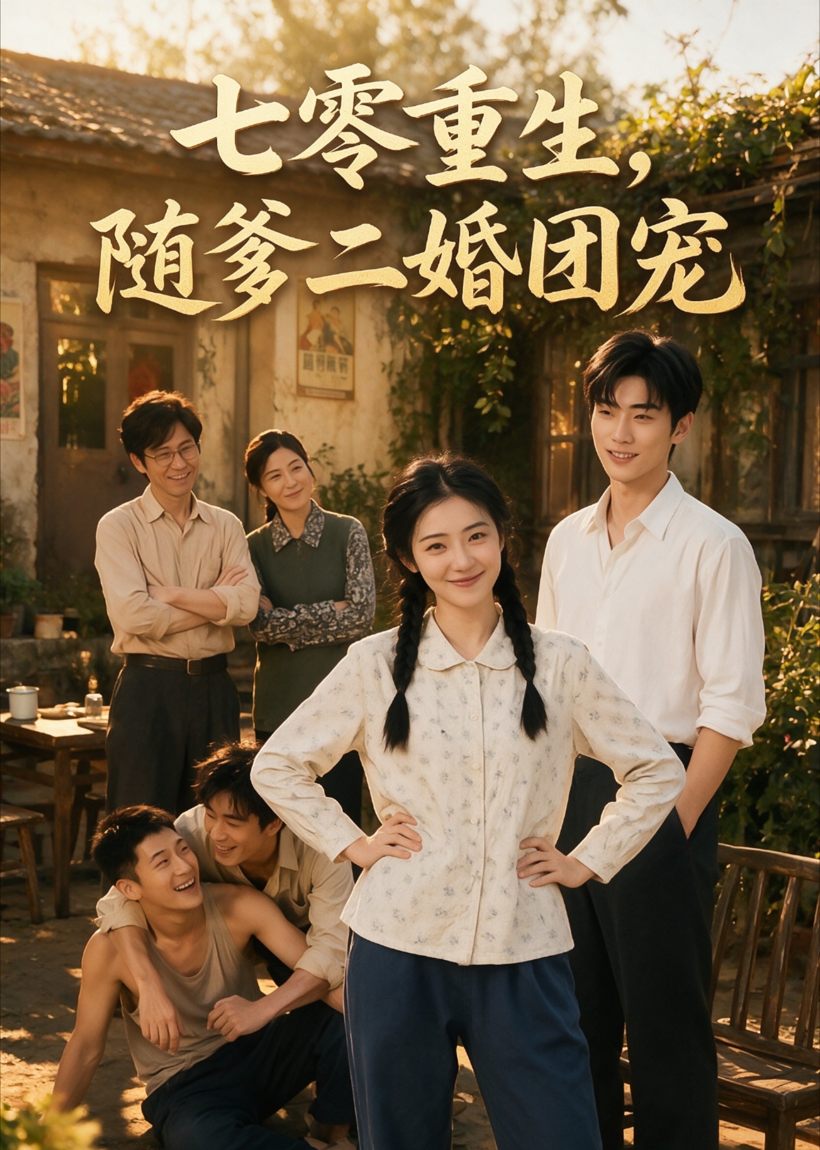七零重生，随爹二婚团宠