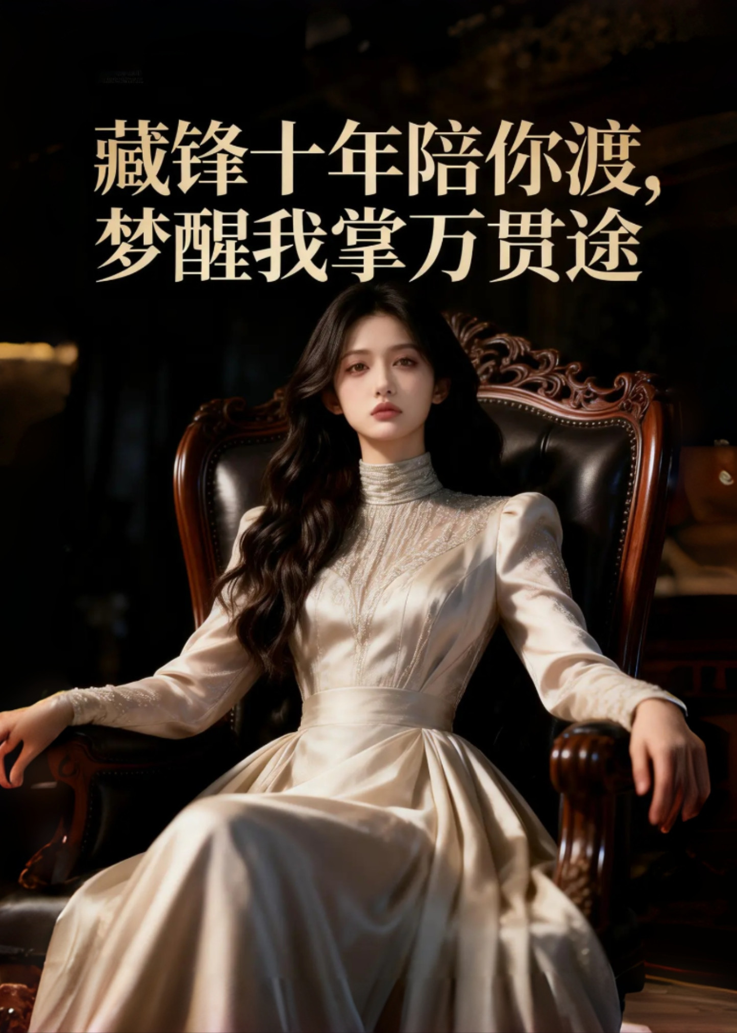 藏锋十年陪你渡，梦醒我掌万贯途封面图