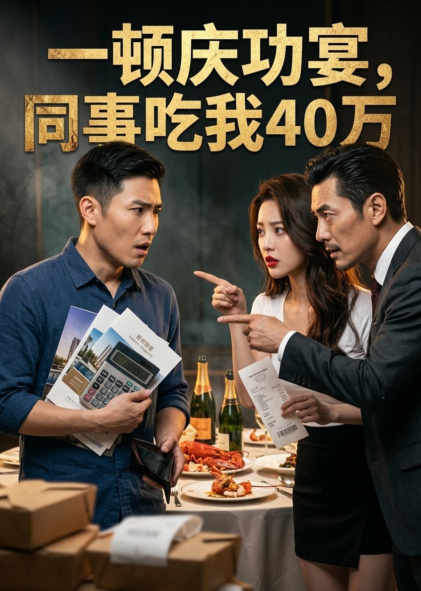 一顿庆功宴，同事吃我40万