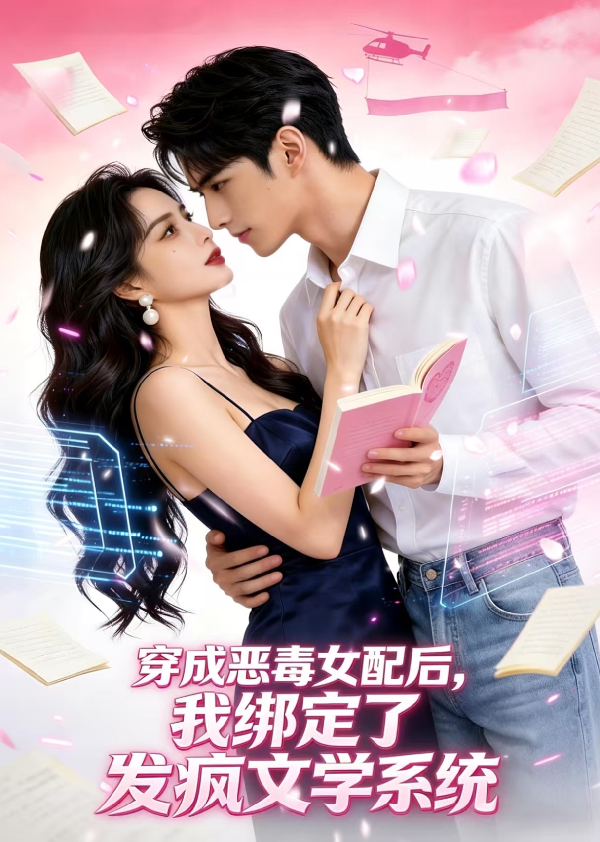 穿成恶毒女配后，我绑定了发疯文学系统封面图