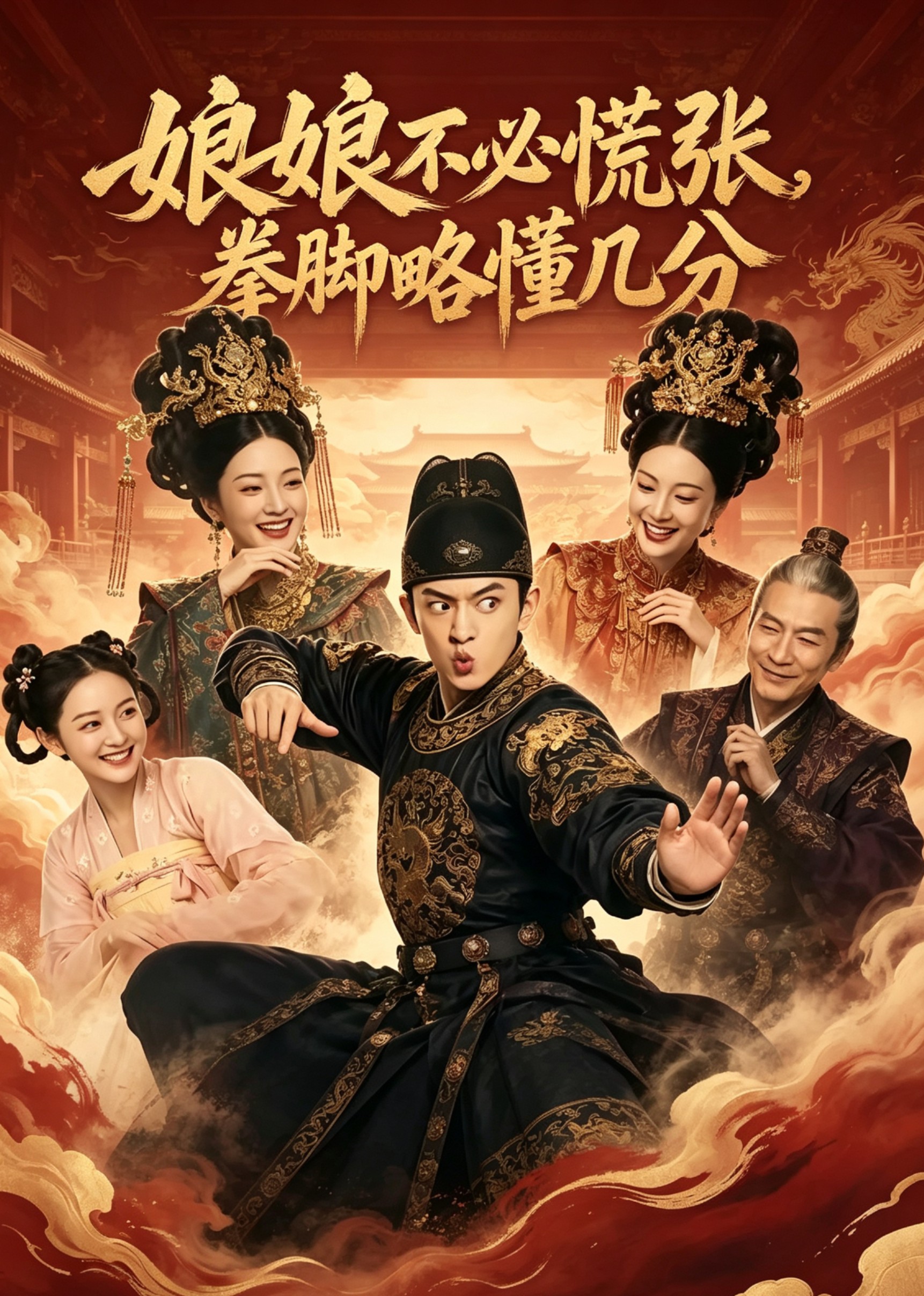 娘娘不必慌张，拳脚略懂几分