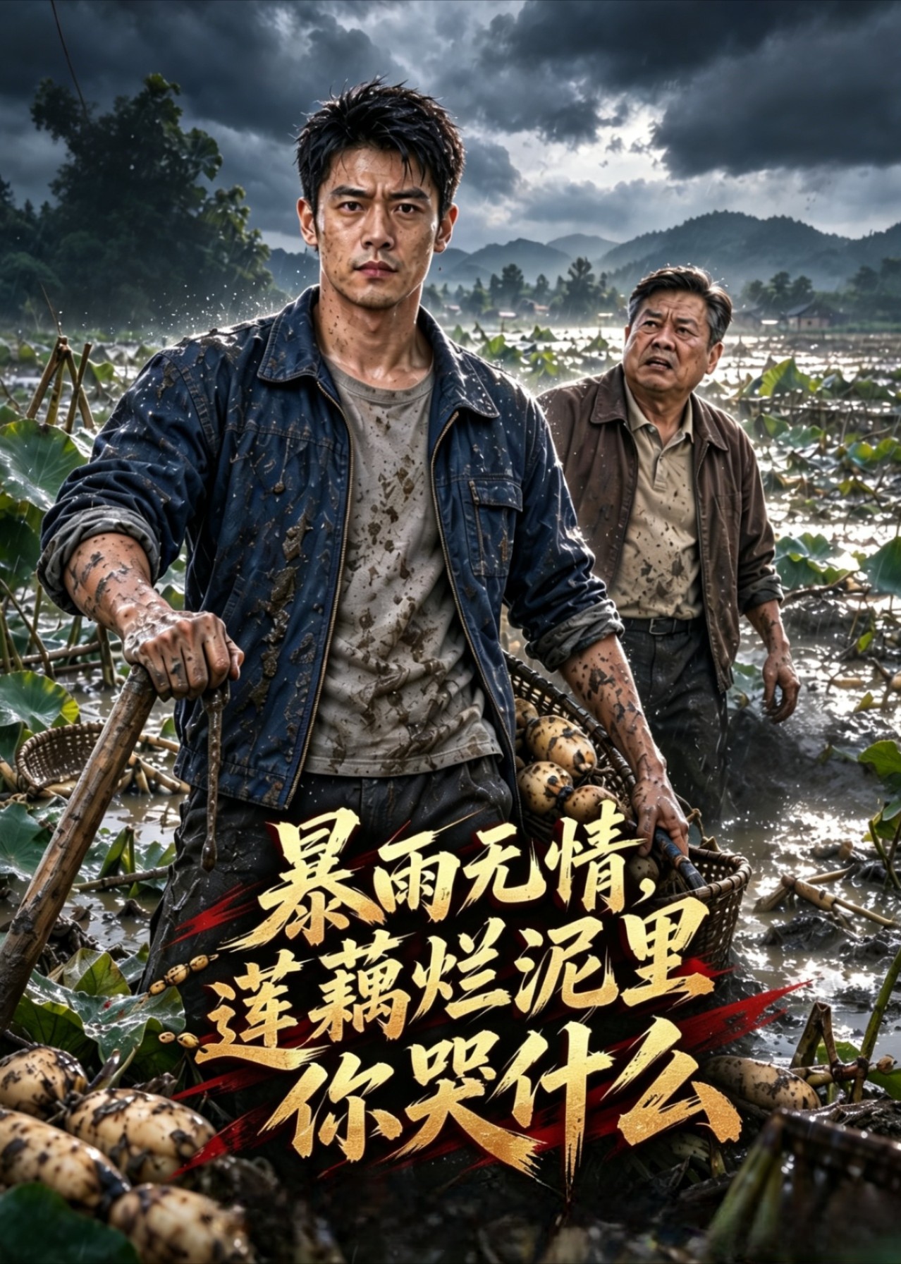 暴雨无情，莲藕烂泥里你哭什么封面图