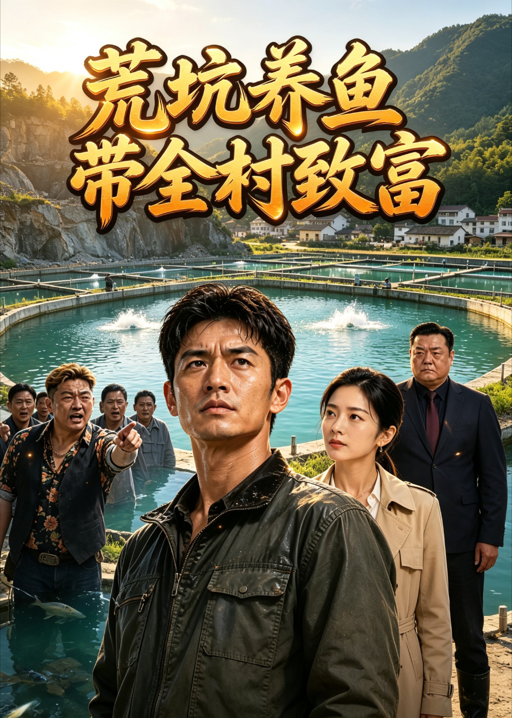 荒坑养鱼带全村致富