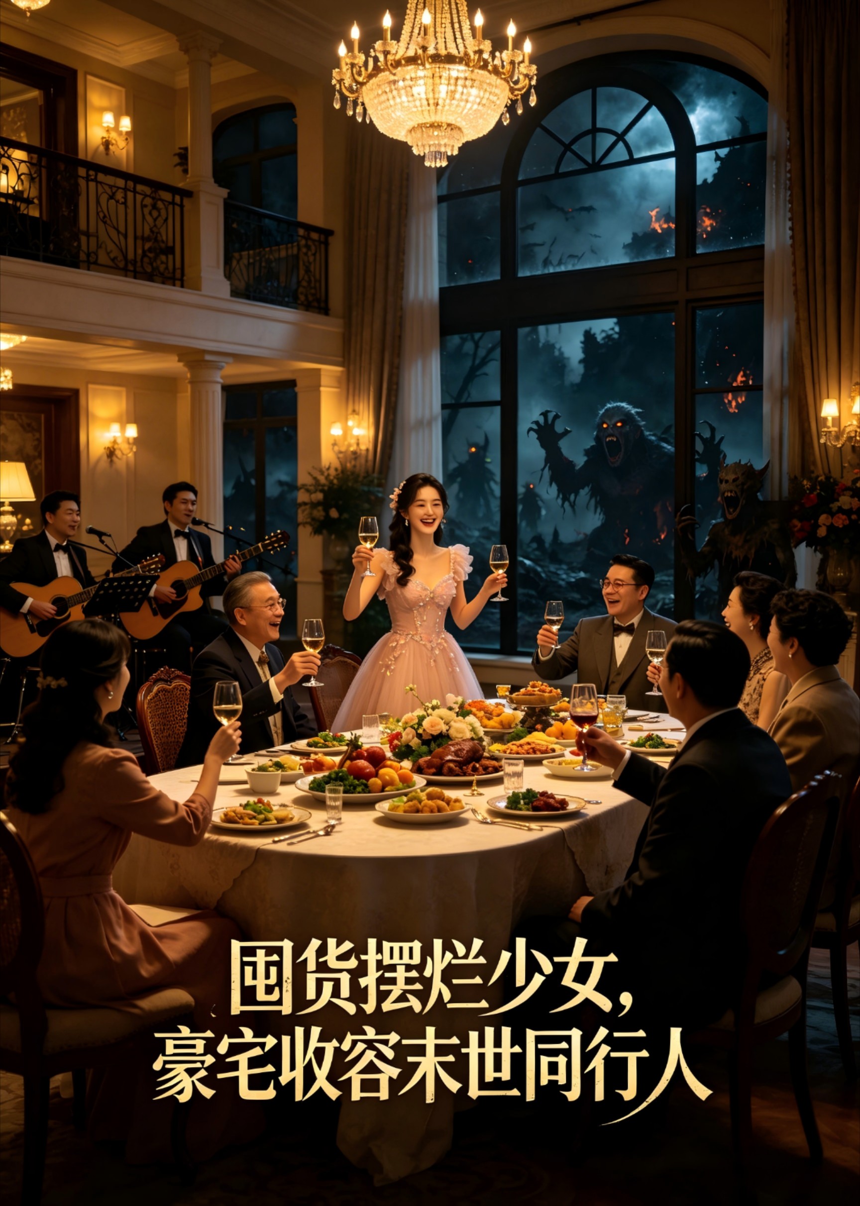 囤货摆烂少女，豪宅收容末世同行人