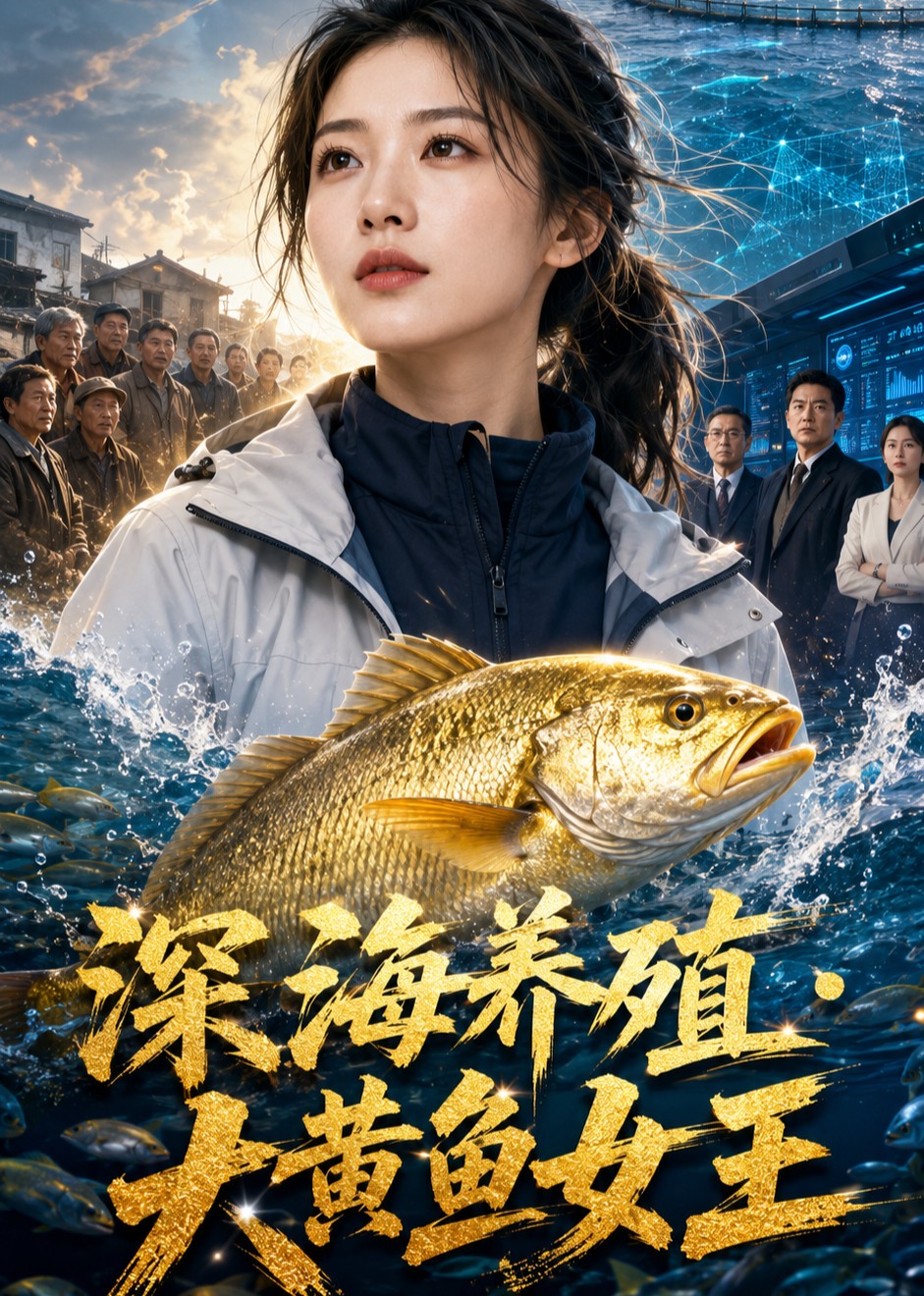 深海养殖.大黄鱼女王