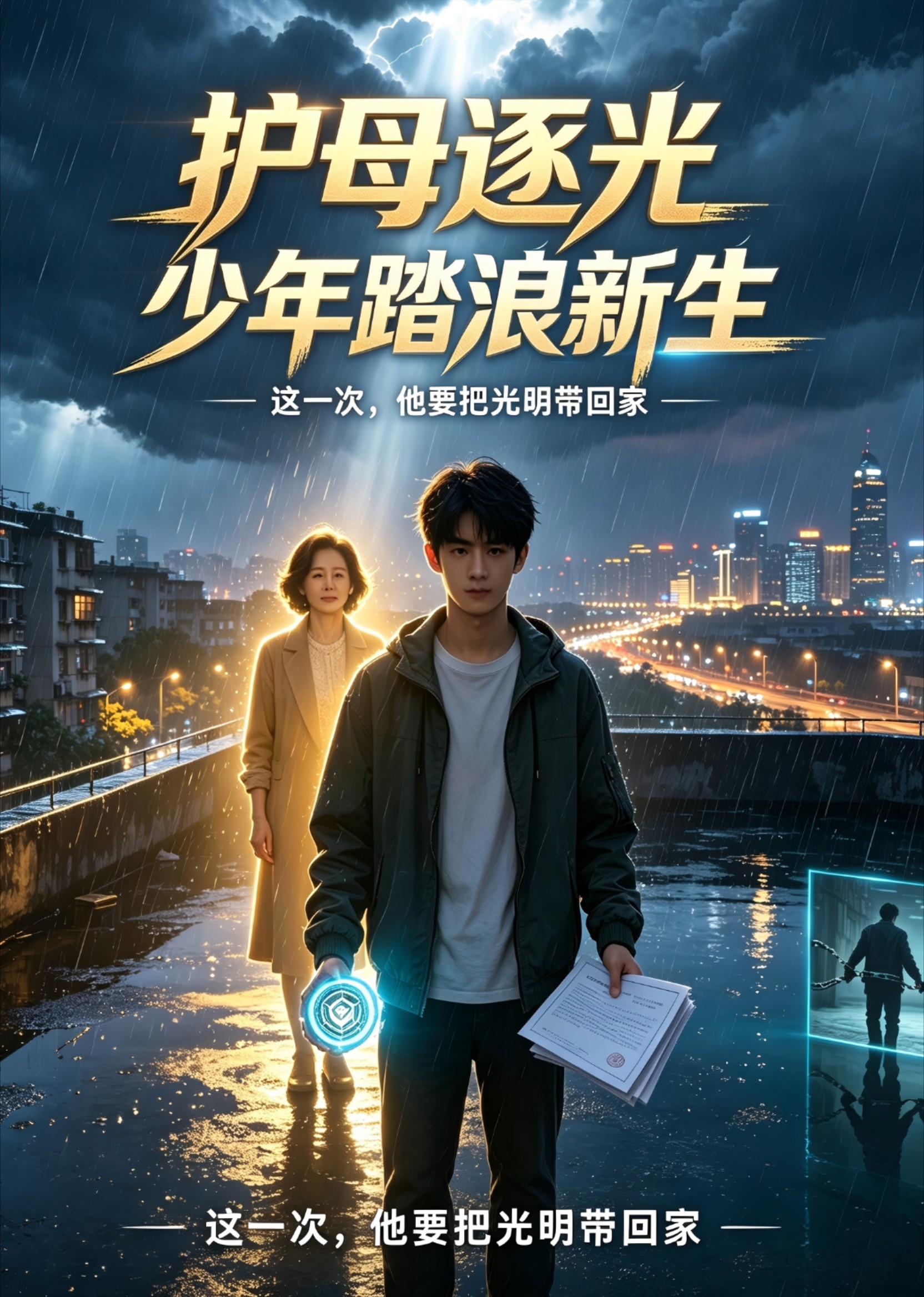 护母逐光，少年踏浪新生封面图
