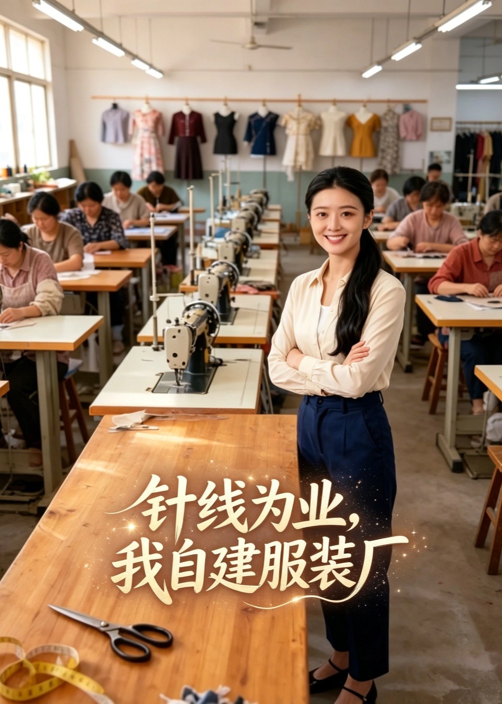 针线为业，我自建服装厂