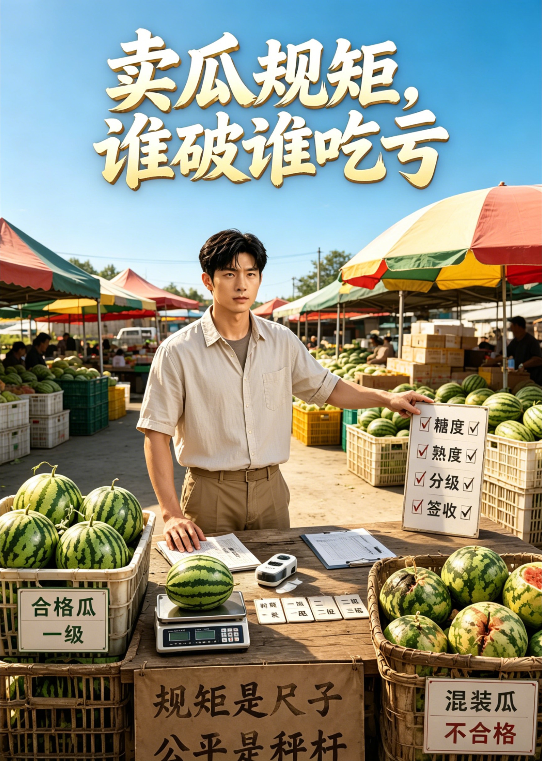 卖瓜规矩，谁破谁吃亏