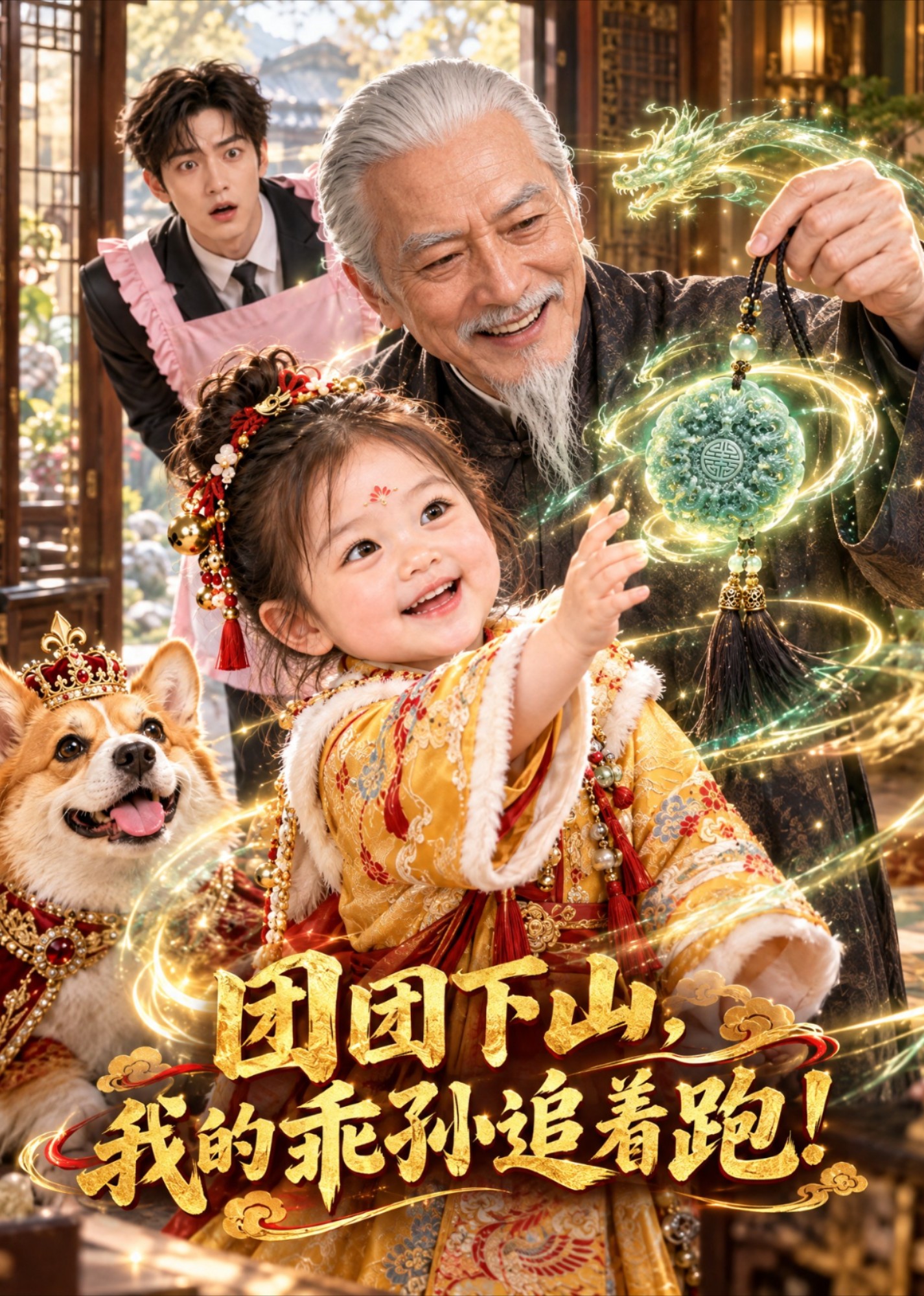 团团下山，我的乖孙追着跑！在线观看