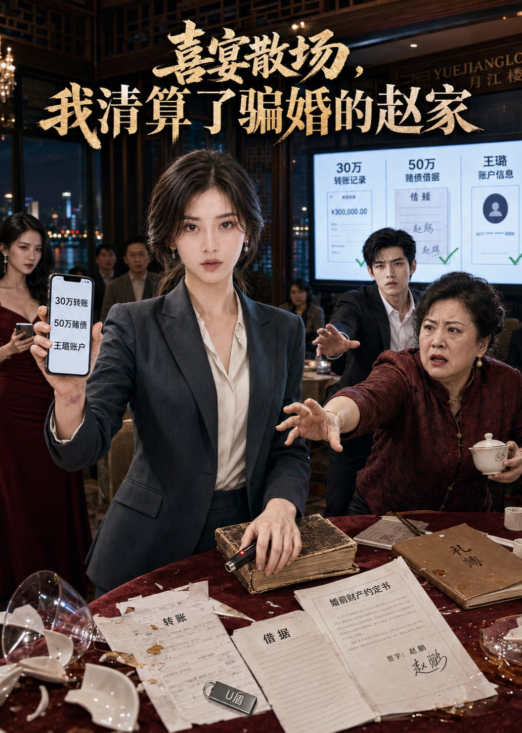 喜宴散场，我清算了骗婚的赵家