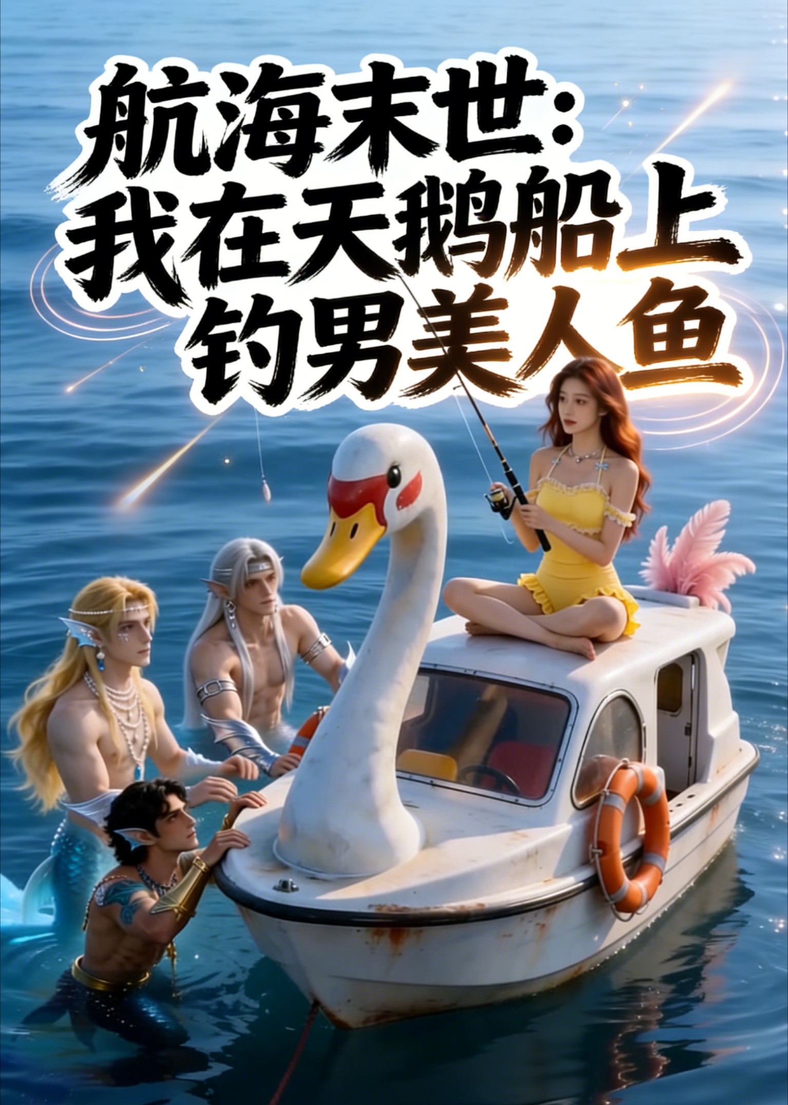 航海末世：我在天鹅船上钓男美人鱼封面图