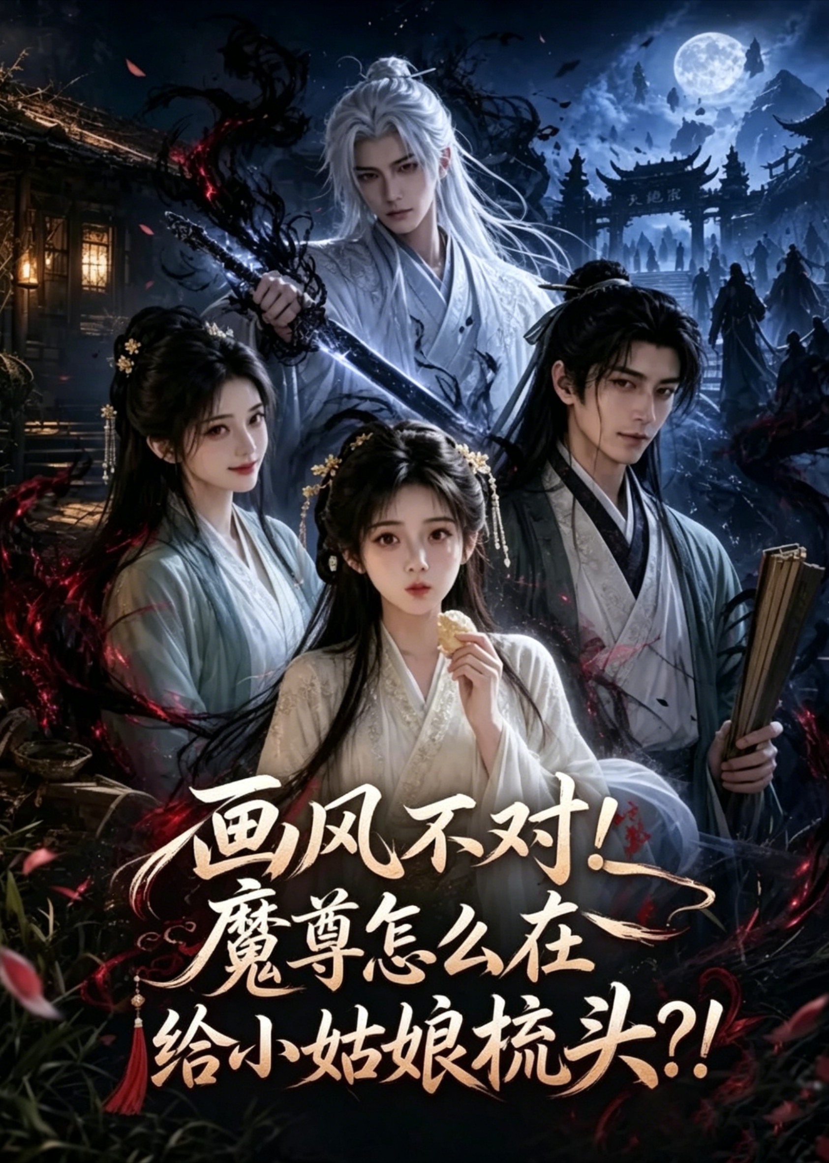 画风不对！魔尊怎么在给小姑娘梳头？！