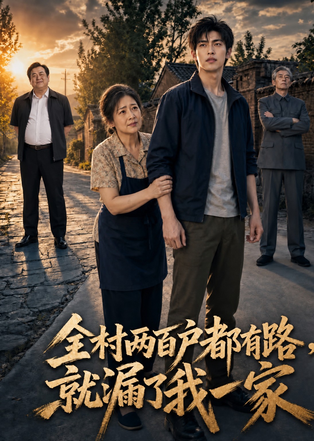 全村两百户都有路，就漏了我一家封面图