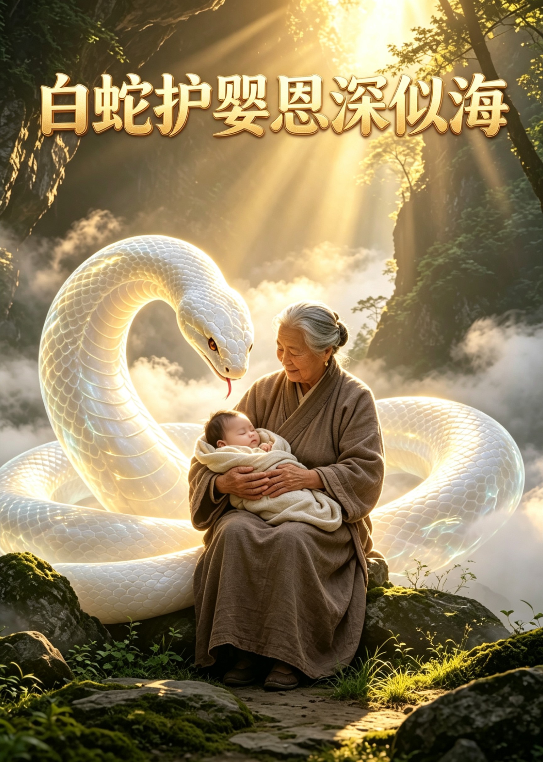 白蛇护婴恩深似海