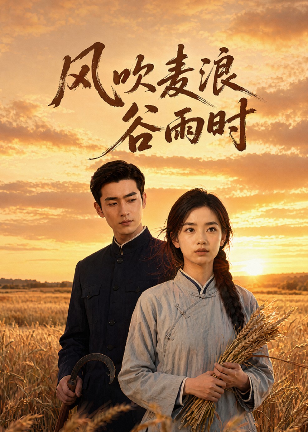 风吹麦浪谷雨时