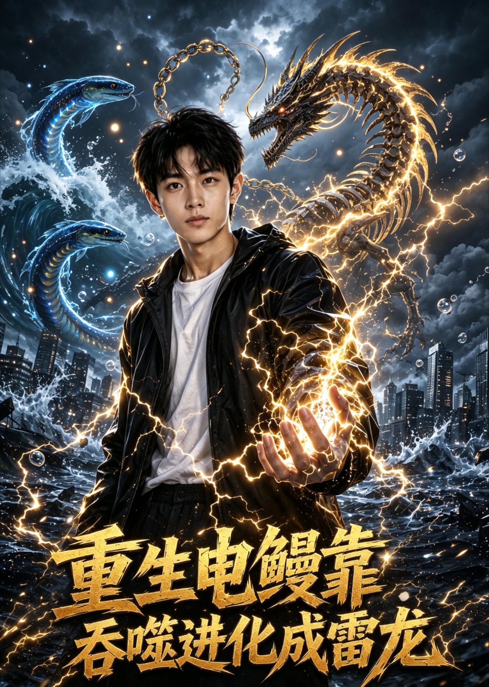 重生电鳗靠吞噬进化成雷龙