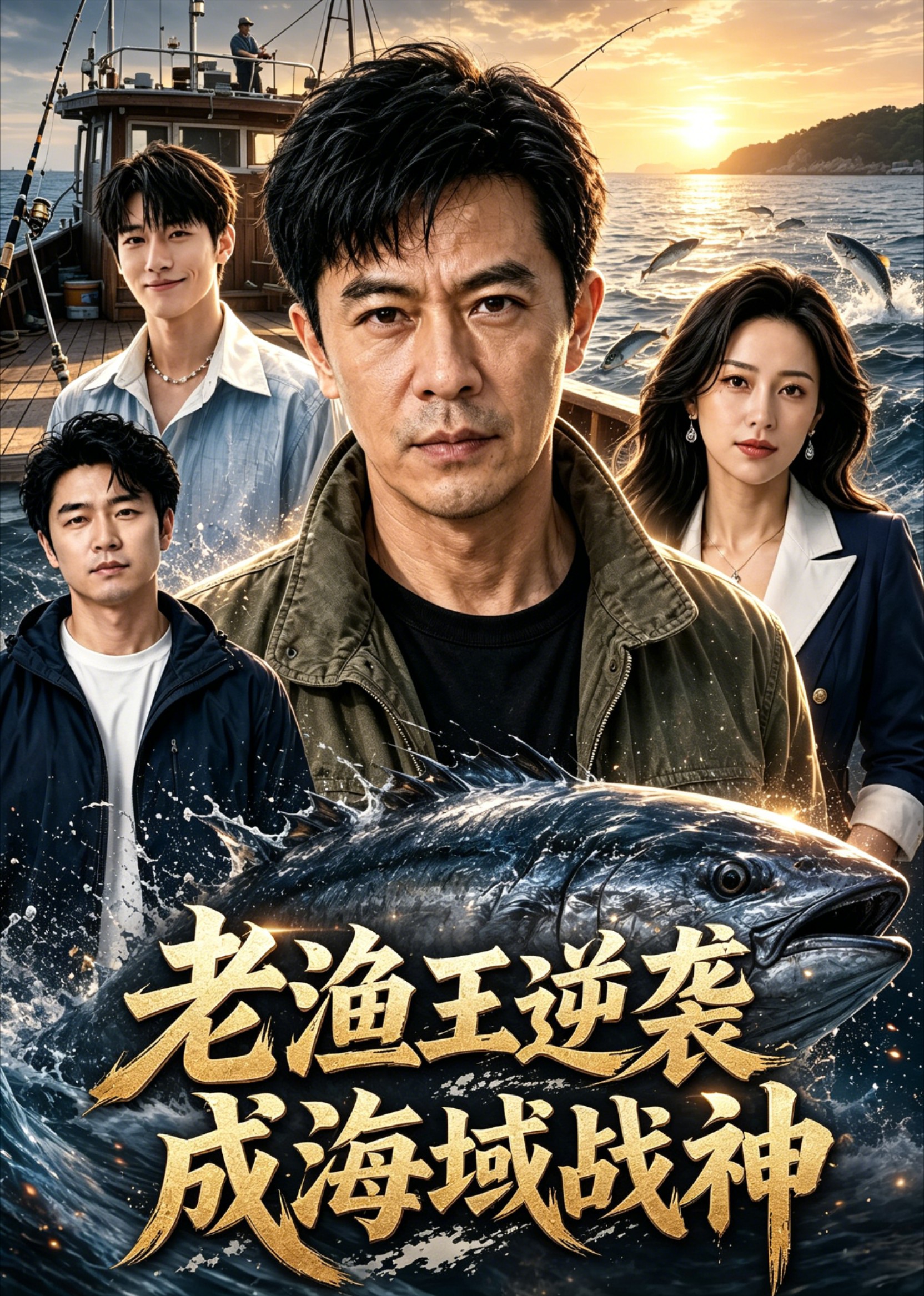 老渔王逆袭成海域战神