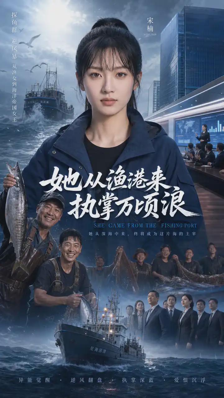 她从渔港来，执掌万顷浪