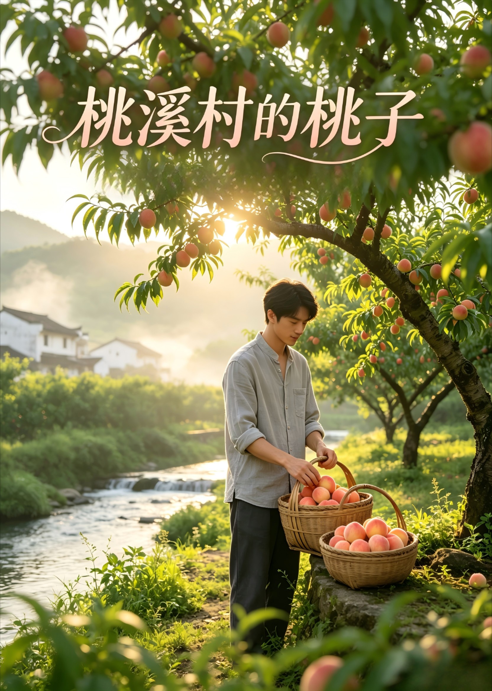 桃溪村的桃子