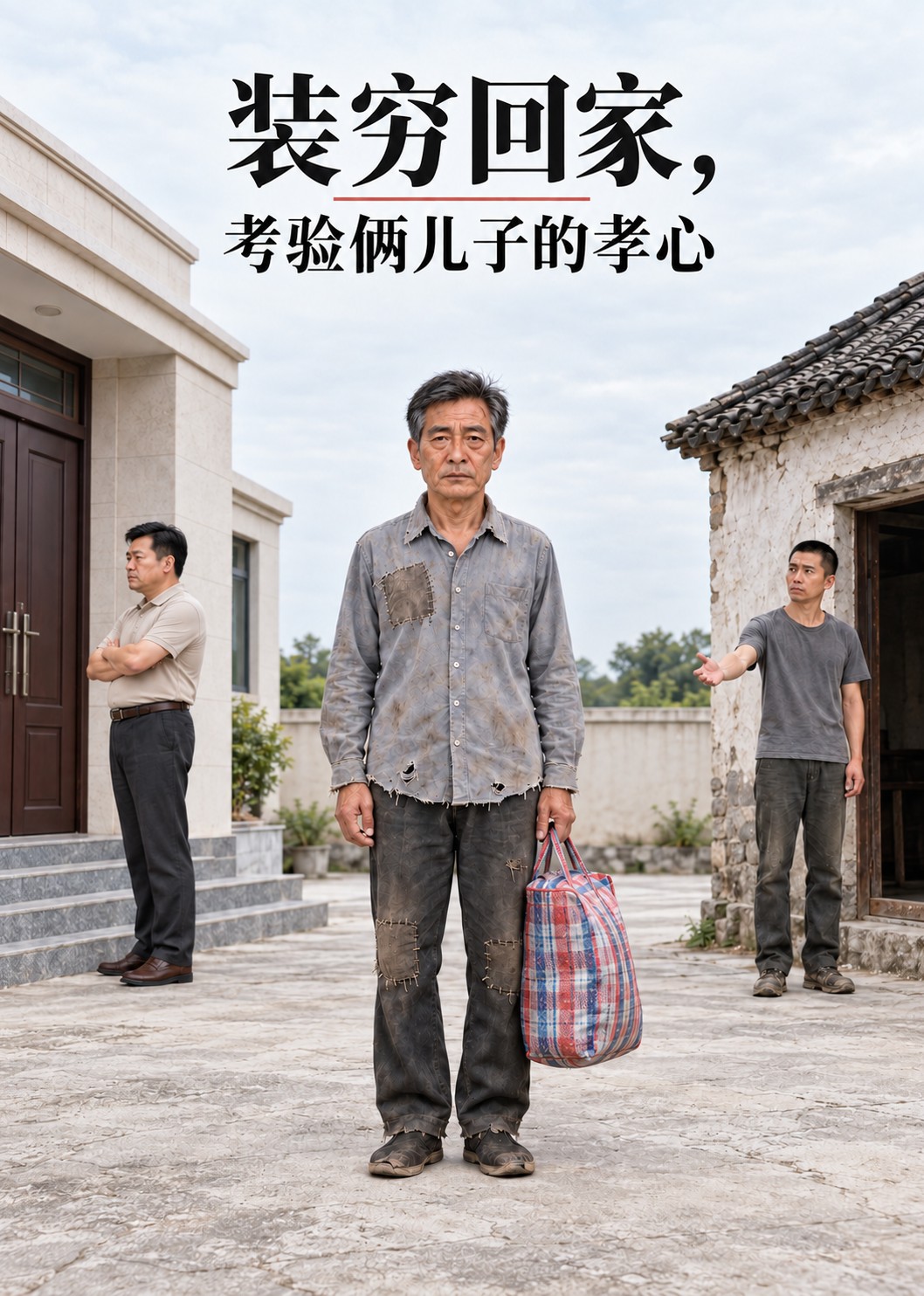 装穷回家，考验俩儿子的孝心封面图