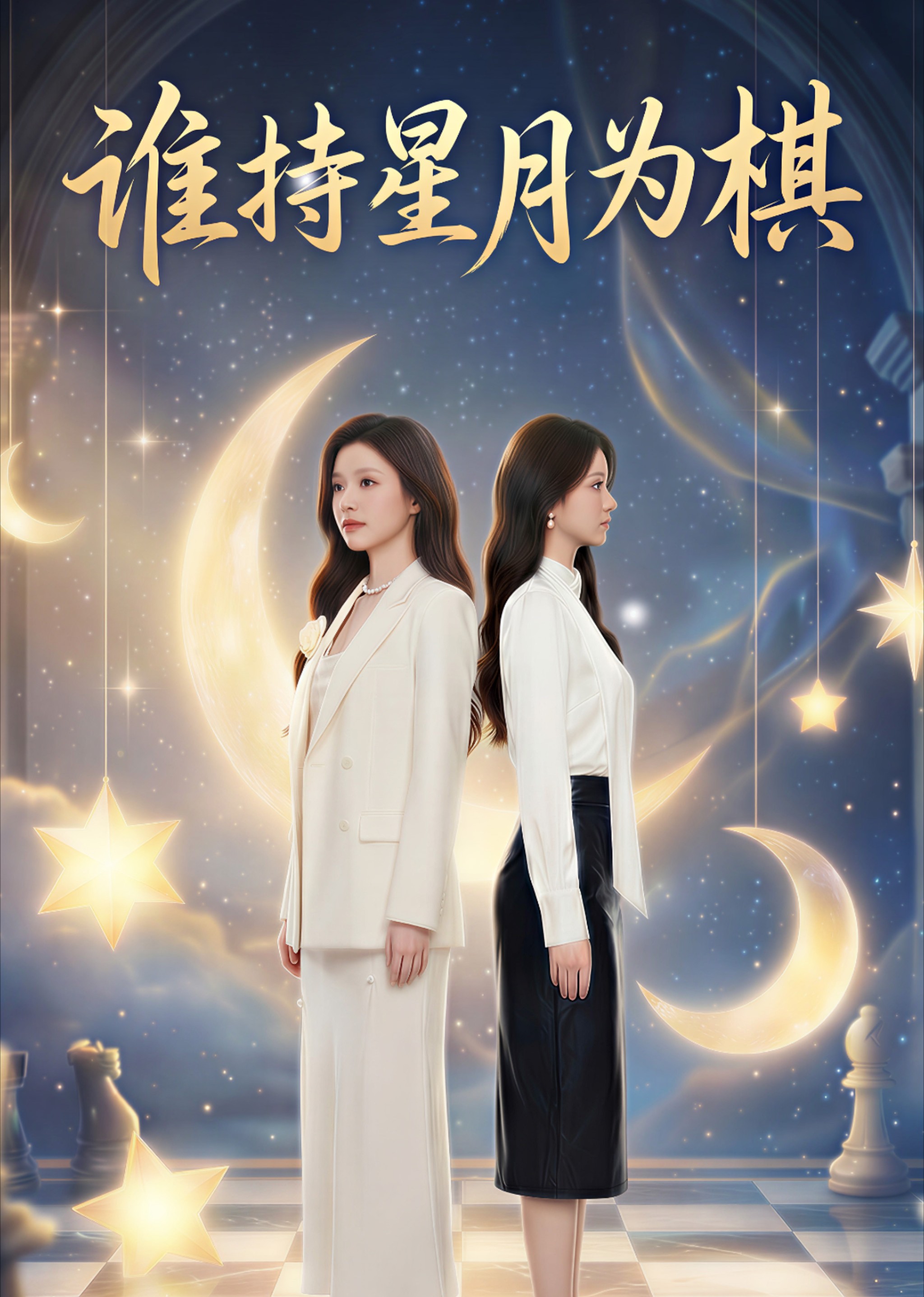谁持星月为棋