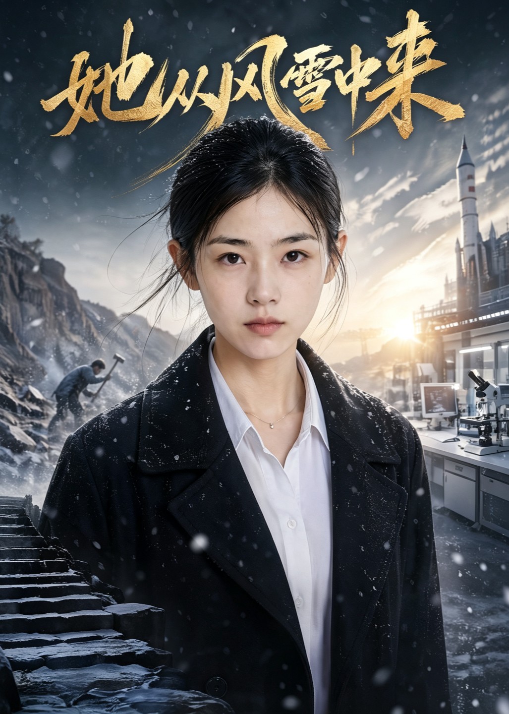 她从风雪中来