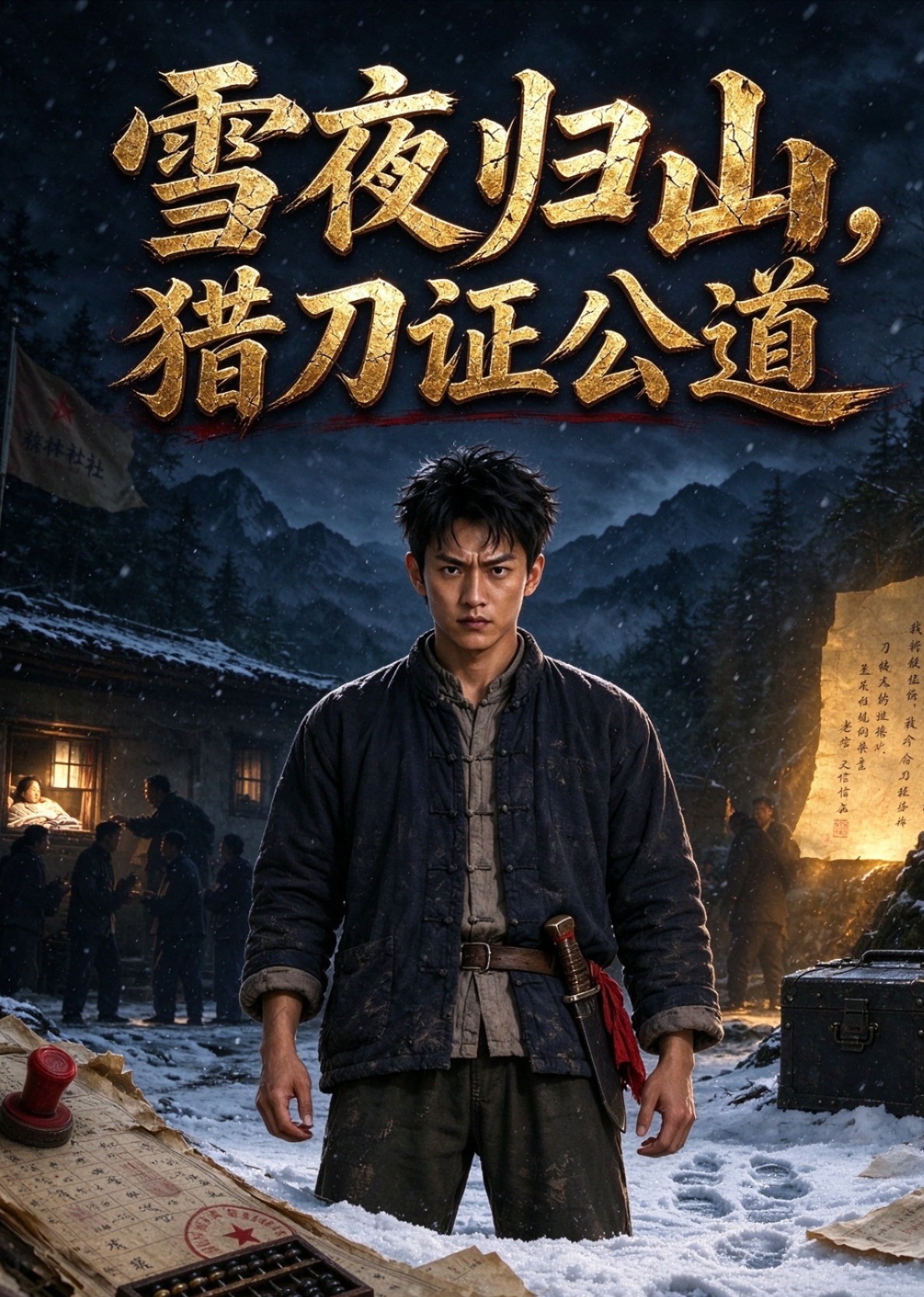 雪夜归山，猎刀证公道封面图