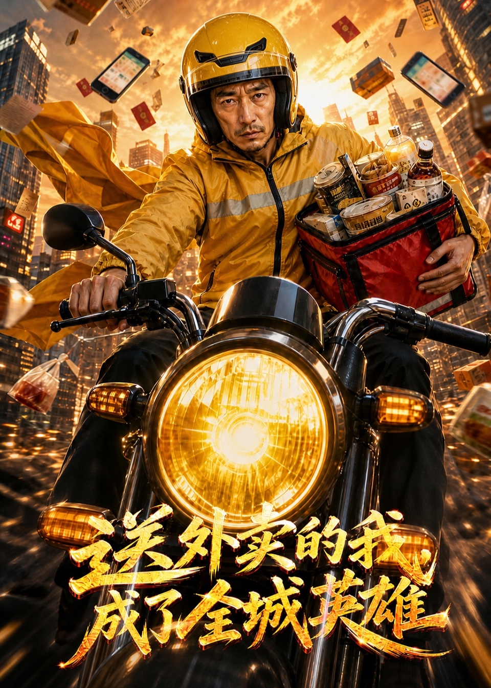 送外卖的我，成了全城英雄