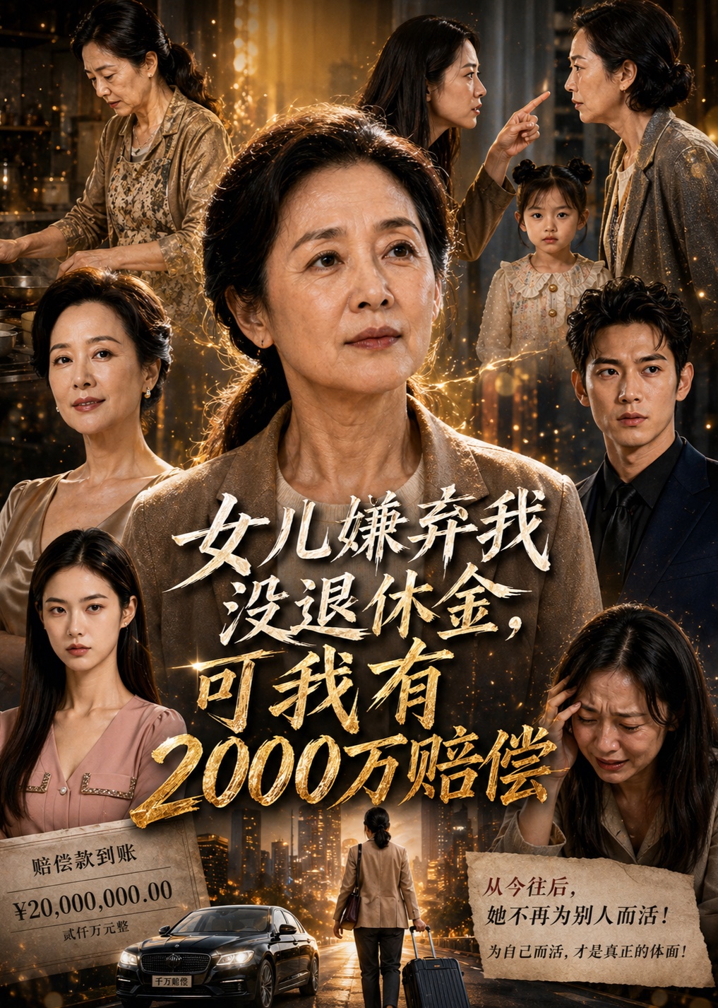 女儿嫌弃我没退休金，可我有2000万赔偿