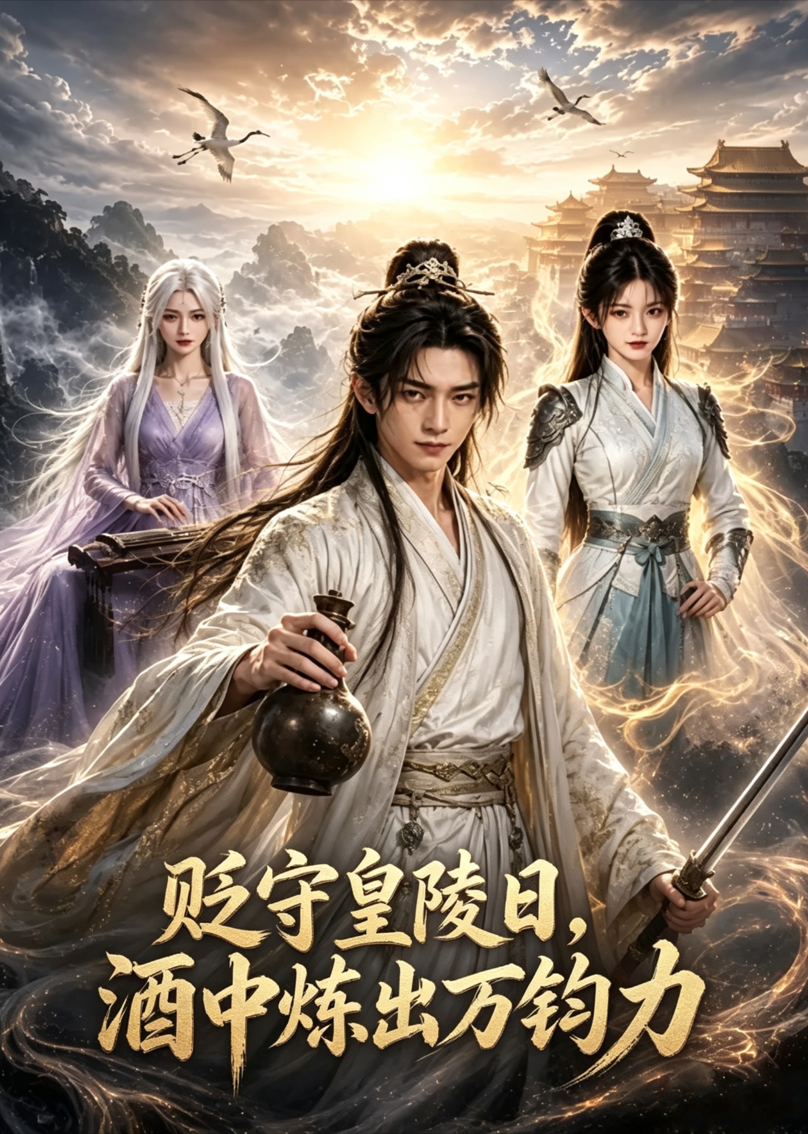 贬守皇陵日，酒中炼出万钧力