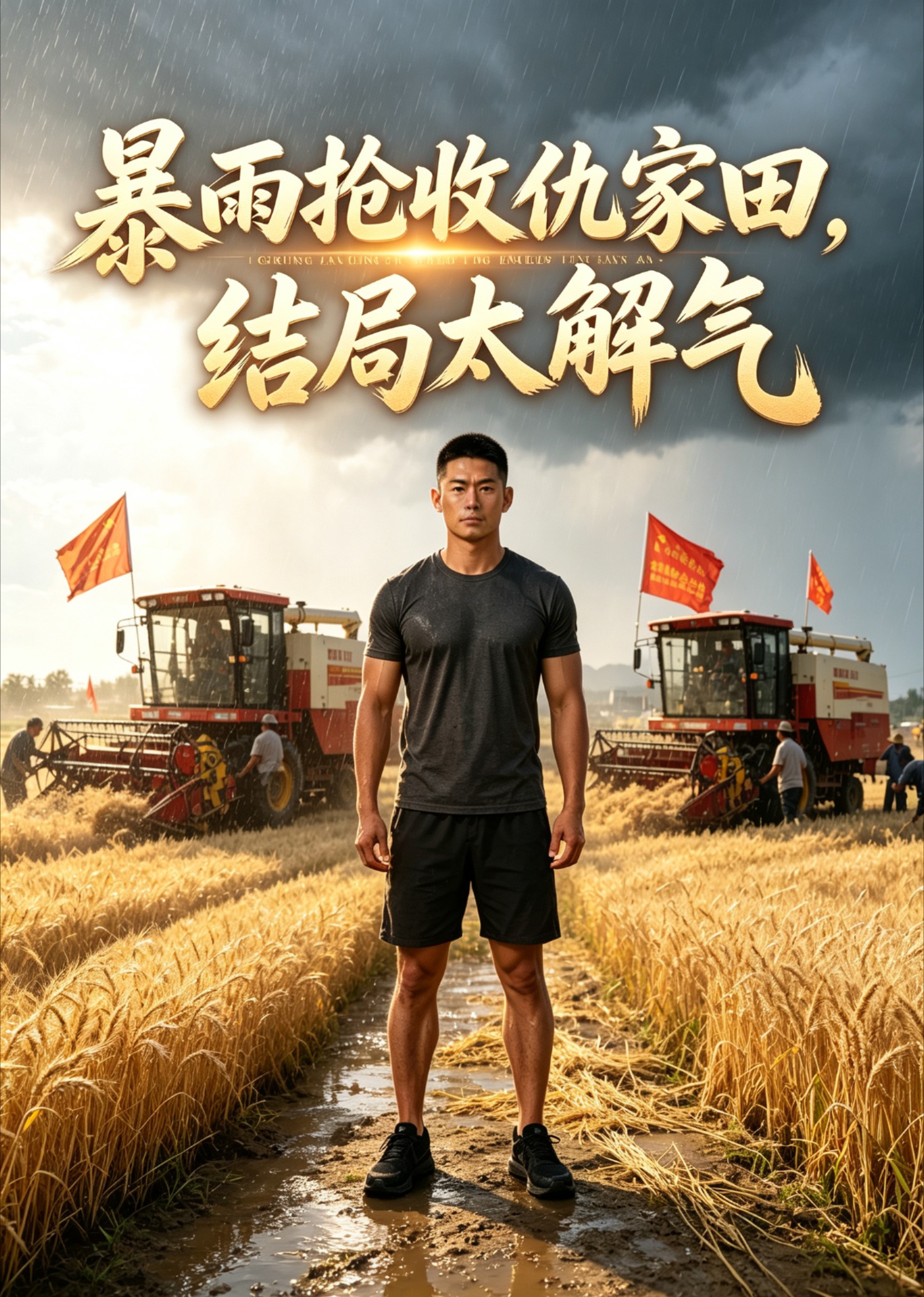 暴雨抢收留仇家田，结局太解气