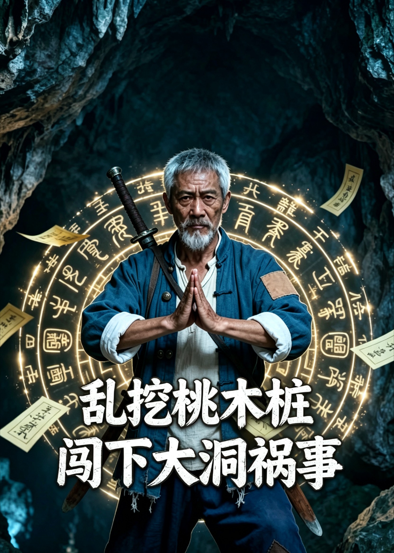 乱挖桃木桩闯下大洞祸事