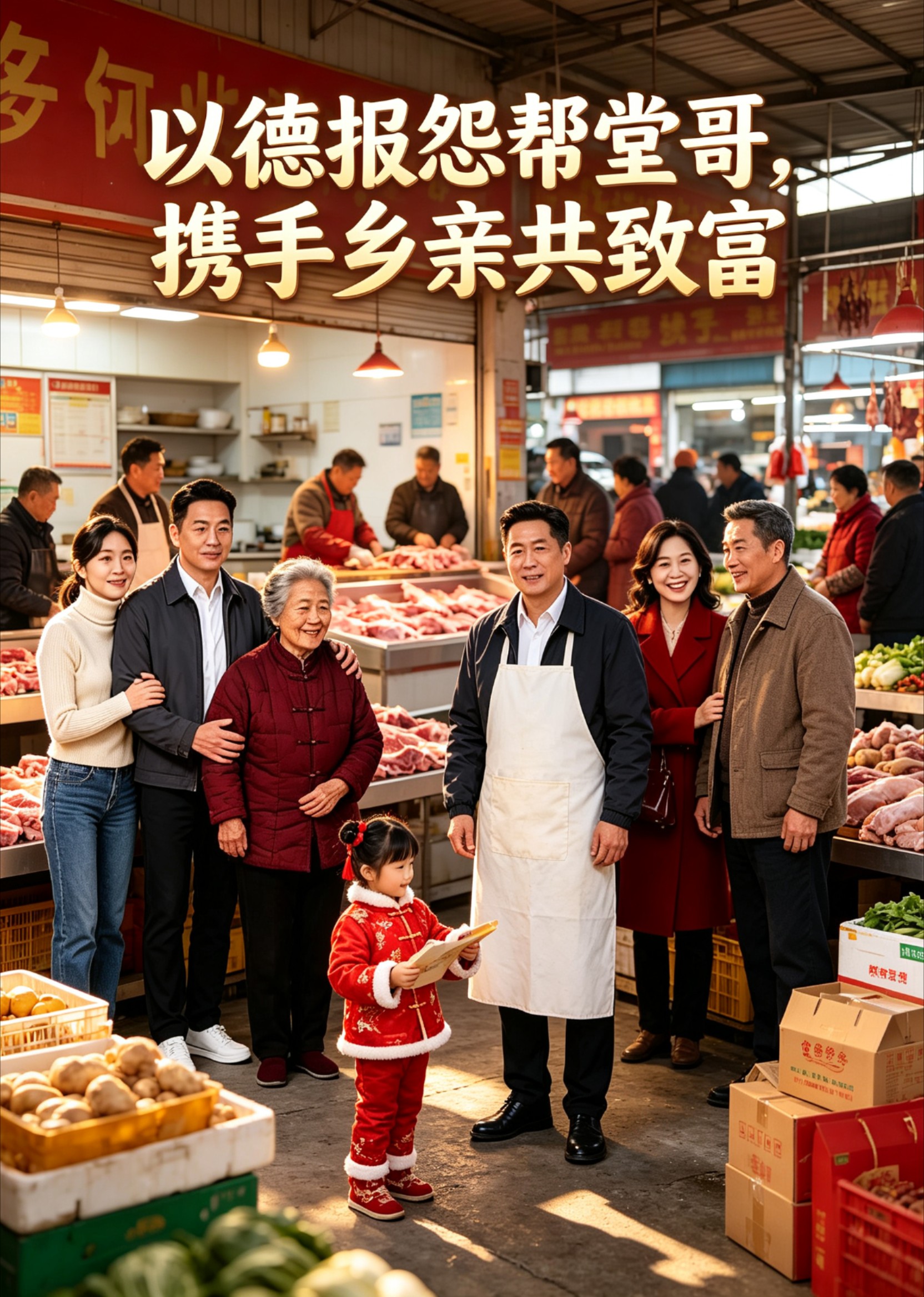 以德报怨帮堂哥，携手乡亲共致富