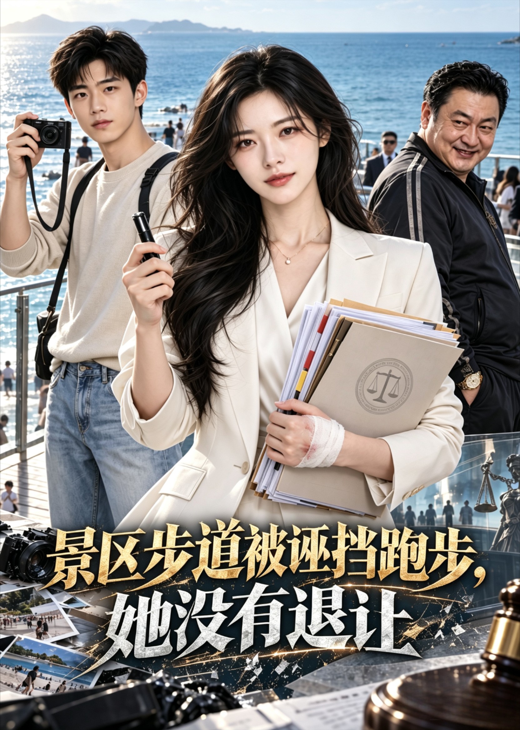 景区步道被诬挡跑步，她没有退让封面图