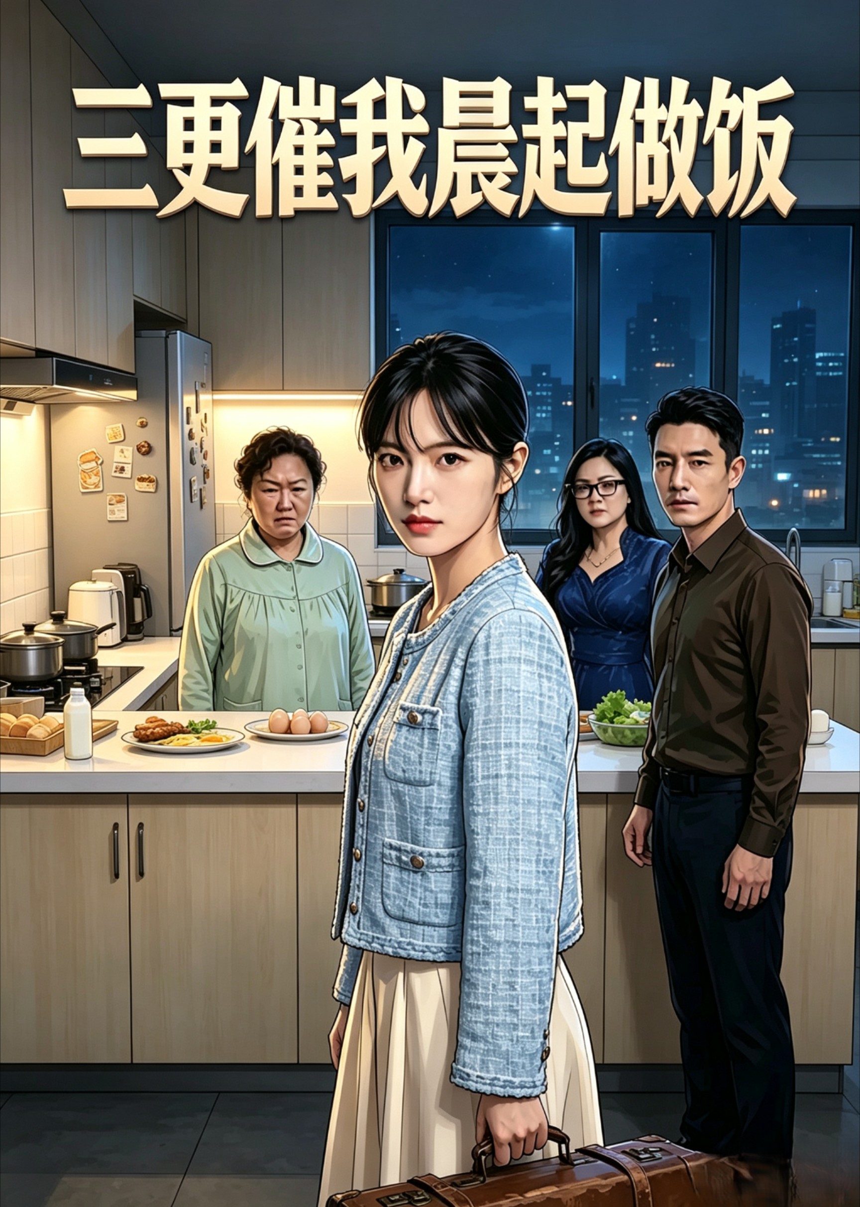三更催我晨起做饭