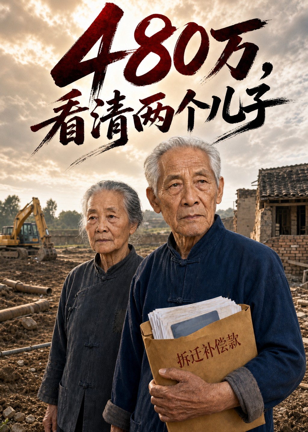 480万，看清两个儿子