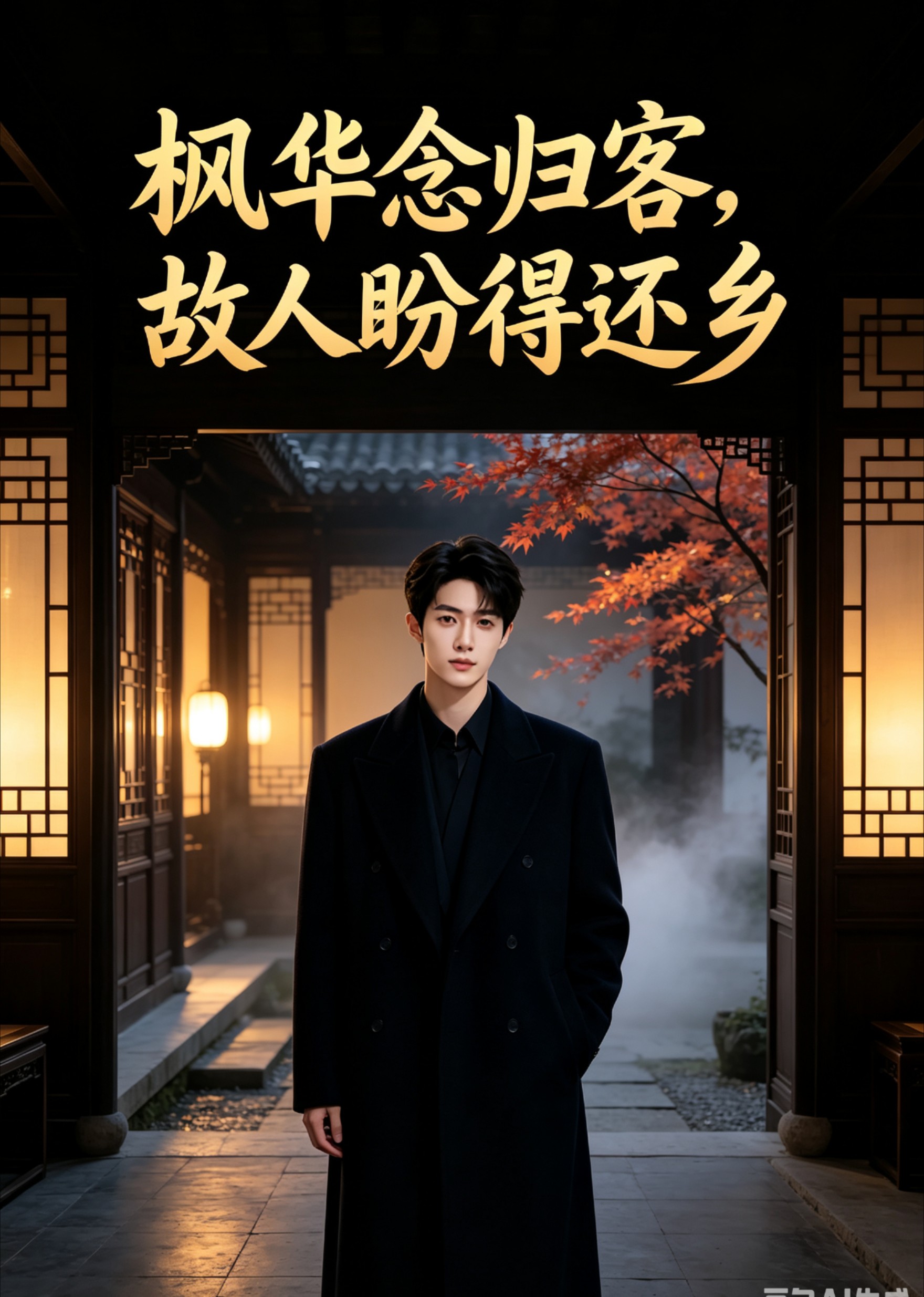 枫华念归客，故人盼得还乡