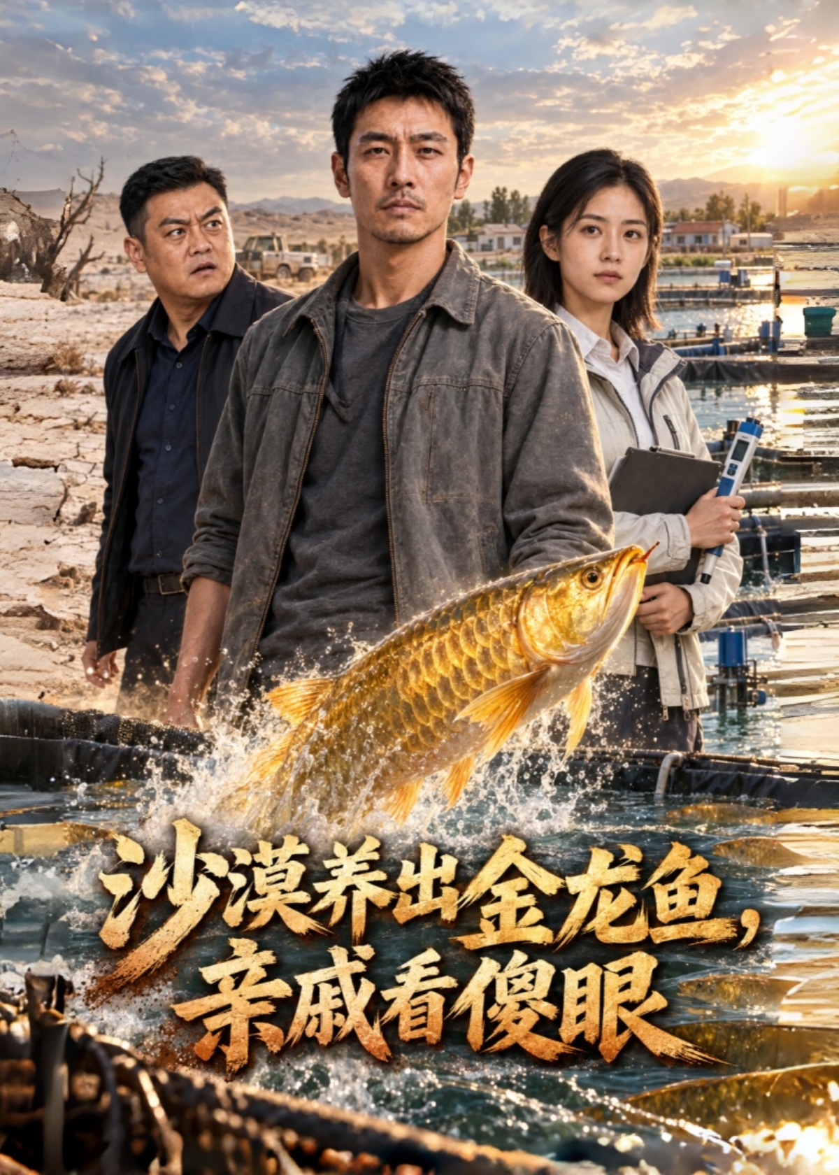 沙漠养出金龙鱼，亲戚看傻眼 海报