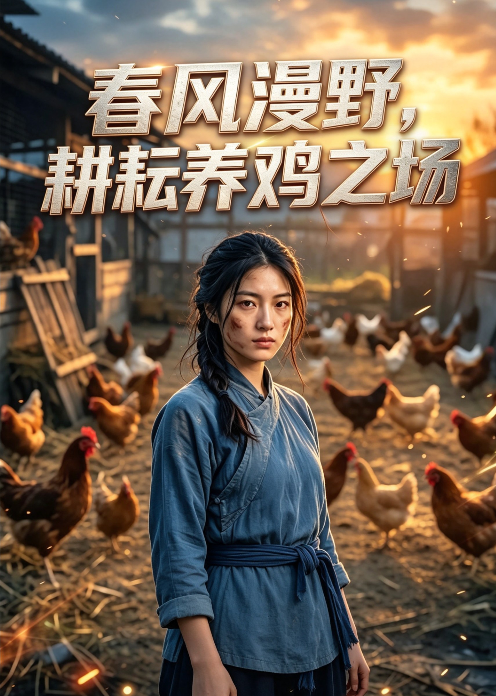 春风漫野，耕耘养鸡之场