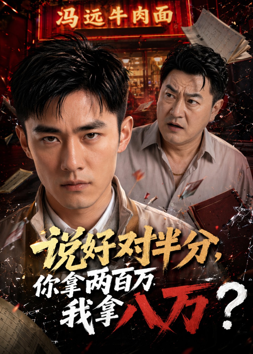 说好对半分，你拿两百万我拿八万？封面图