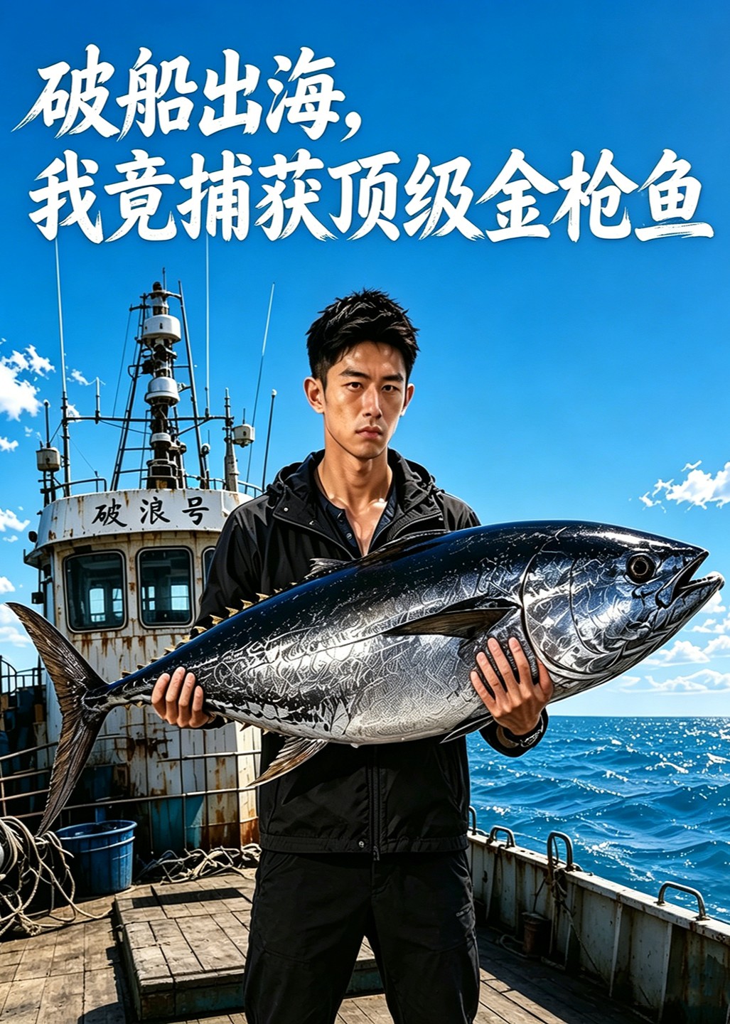 破船出海，我竟捕获顶级金枪鱼