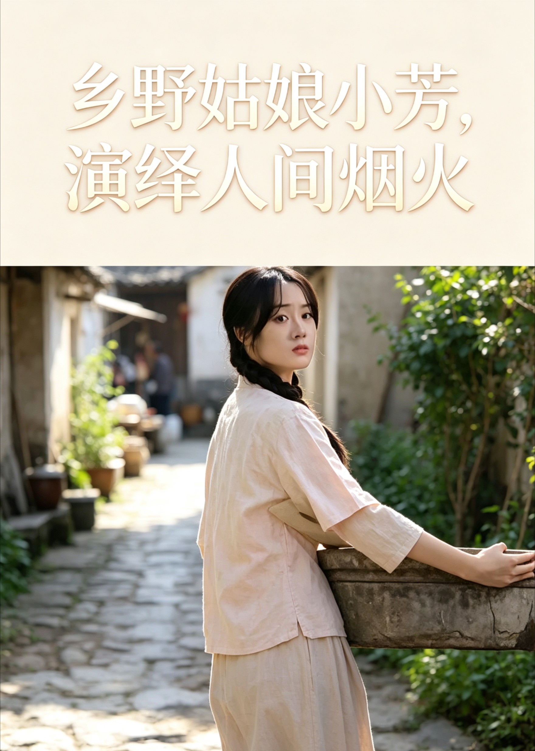乡野姑娘小芳，演绎人间烟火封面图