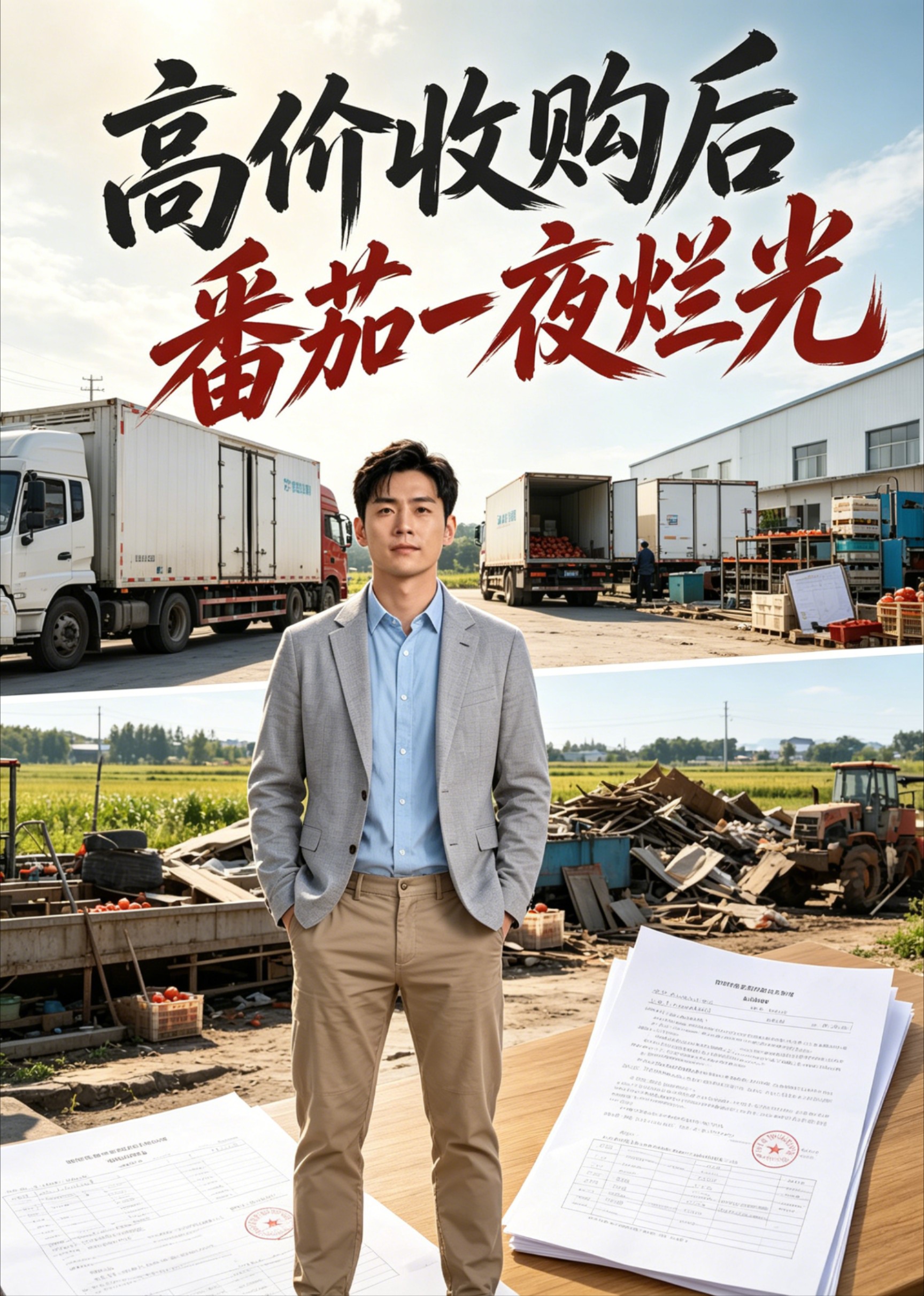 高价收购后番茄一夜烂光