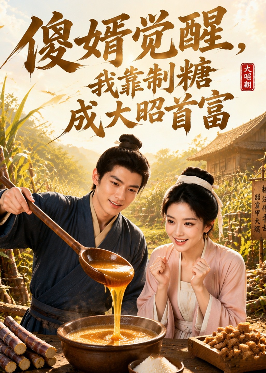 傻婿觉醒，我靠制糖成大昭首富封面图